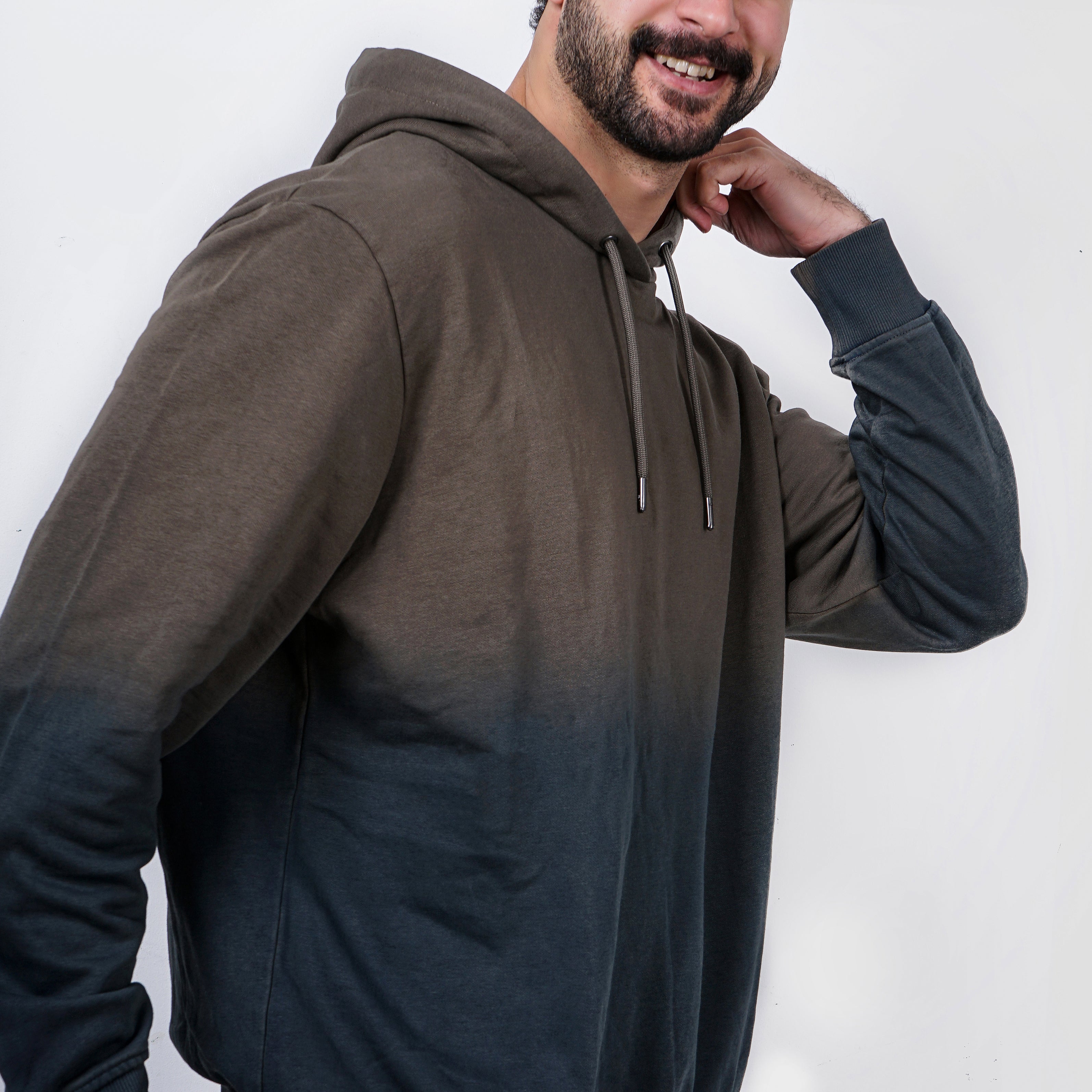 Esprit Spray Effect Khaki Green Hoodie - Marca Deals - Esprit