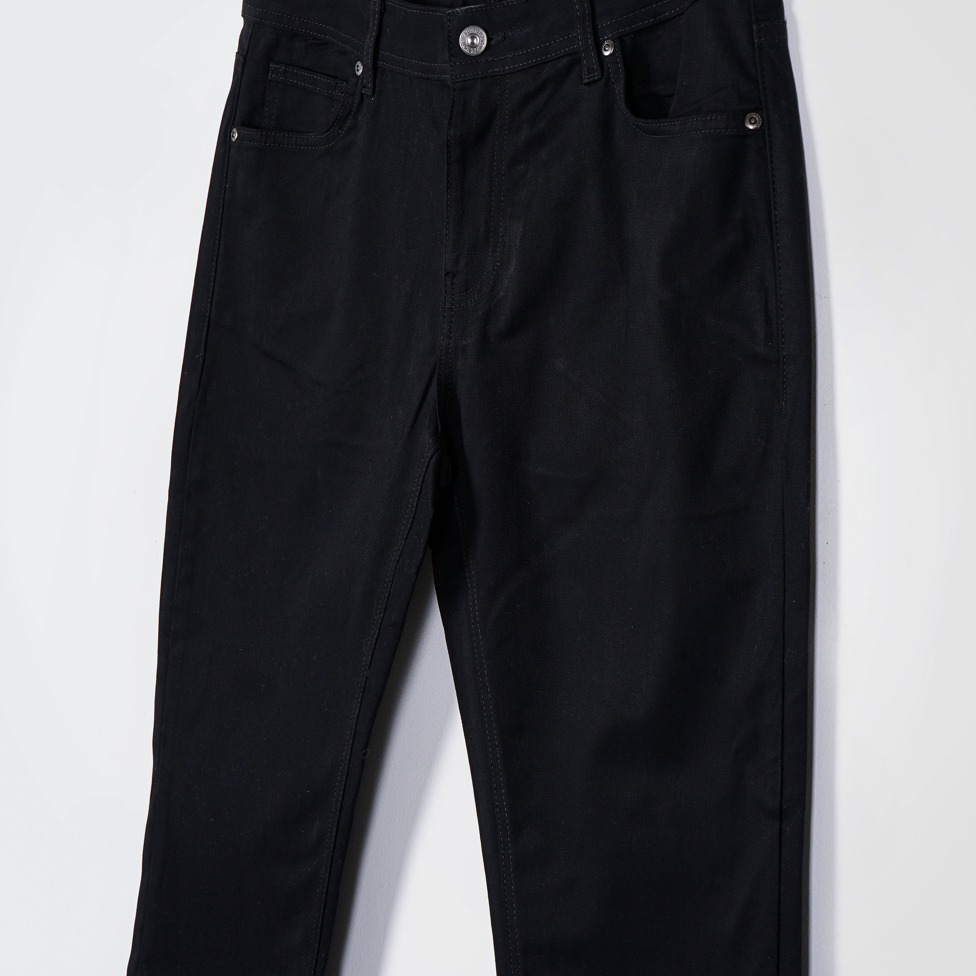 DeFacto Regular Fit Gabardine Black Trousers