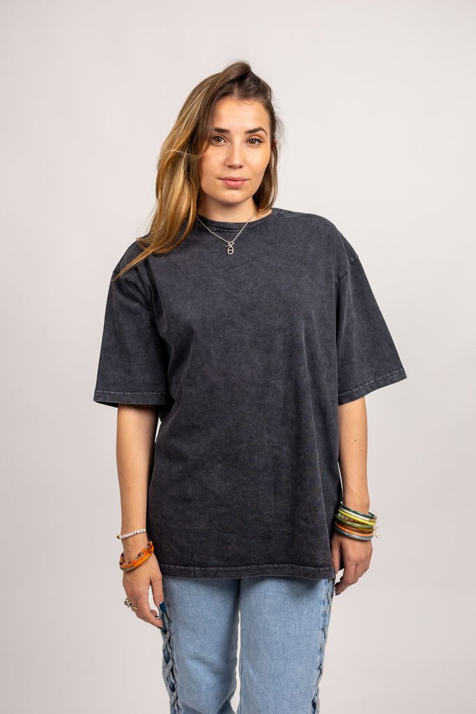 Acid Washed Oversized T - shirt - Marca Deals - Design Kaf