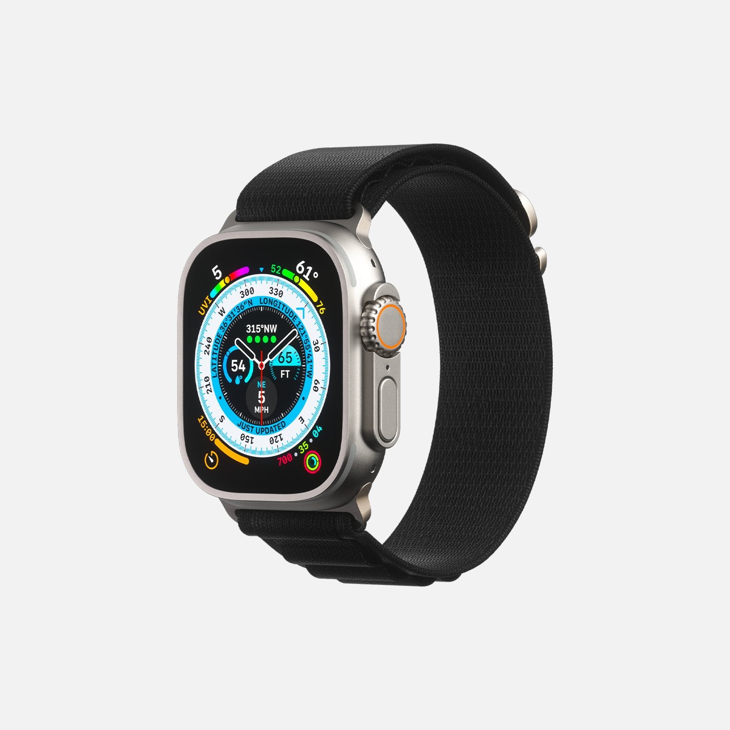 Alpine Loop - For Apple Watch 42/44/45/49 - Black - Marca Deals - Hitch