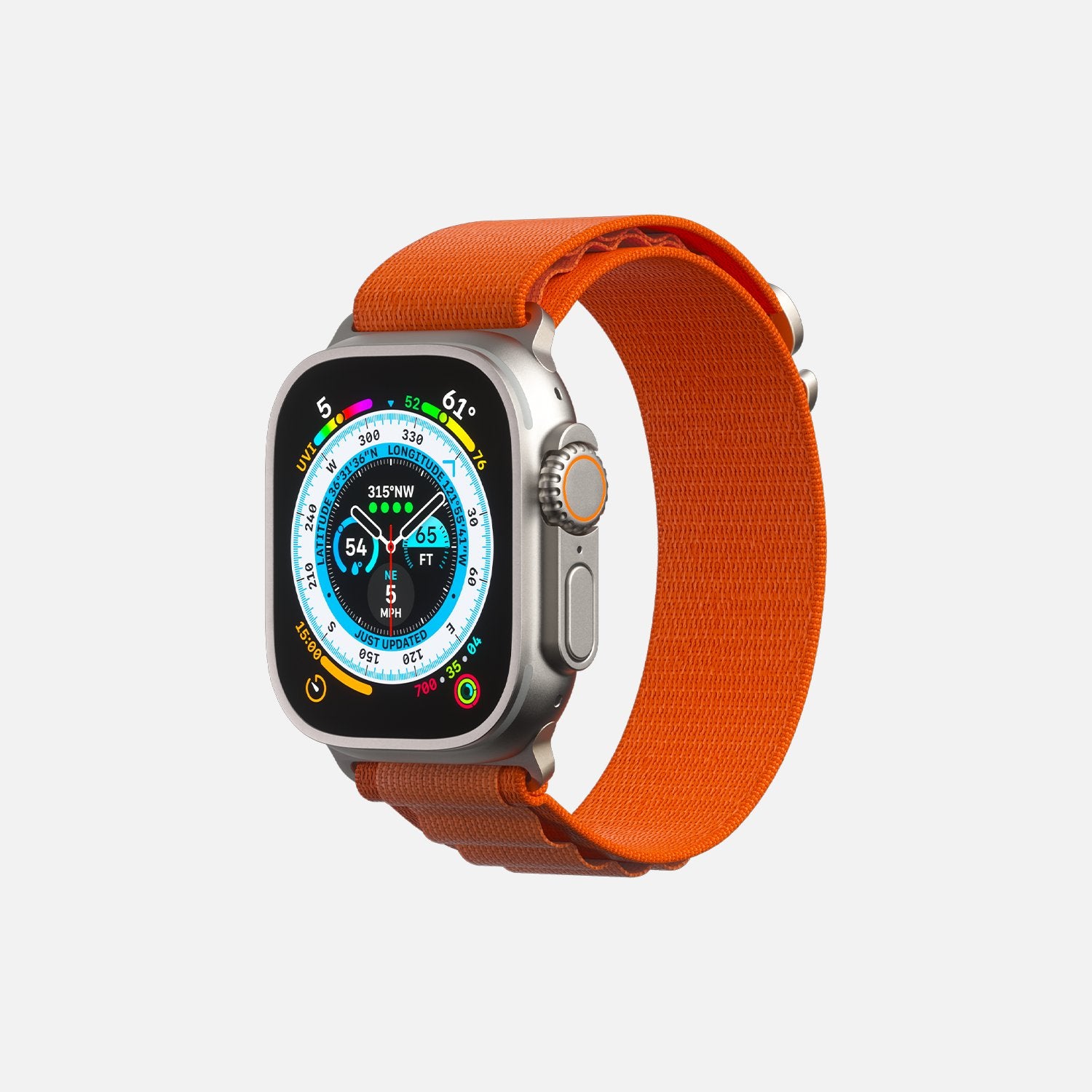 Alpine Loop - For Apple Watch 42/44/45/49 - Orange - Marca Deals - Hitch