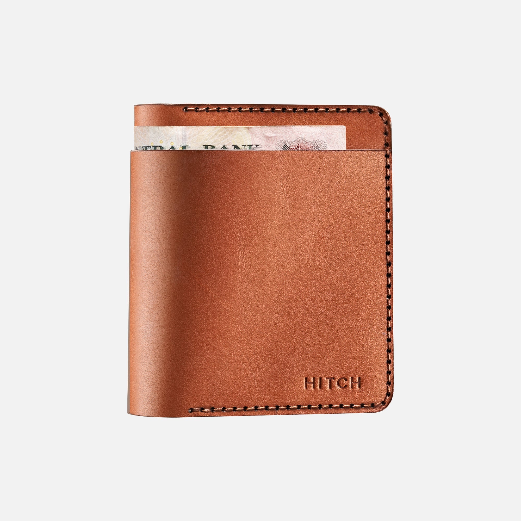 Bifold Wallet (Upgraded) - Handmade Natural Genuine Leather - Havan - Marca Deals - Hitch