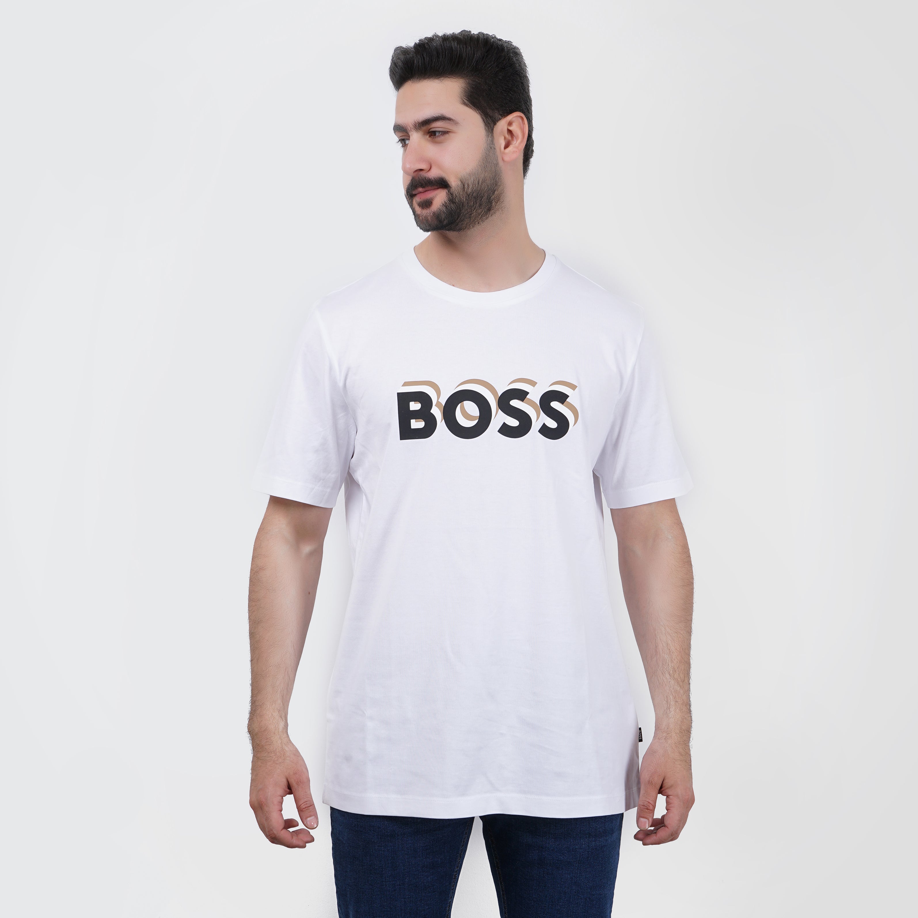 Boss Logo Print Tee - Marca Deals - Boss