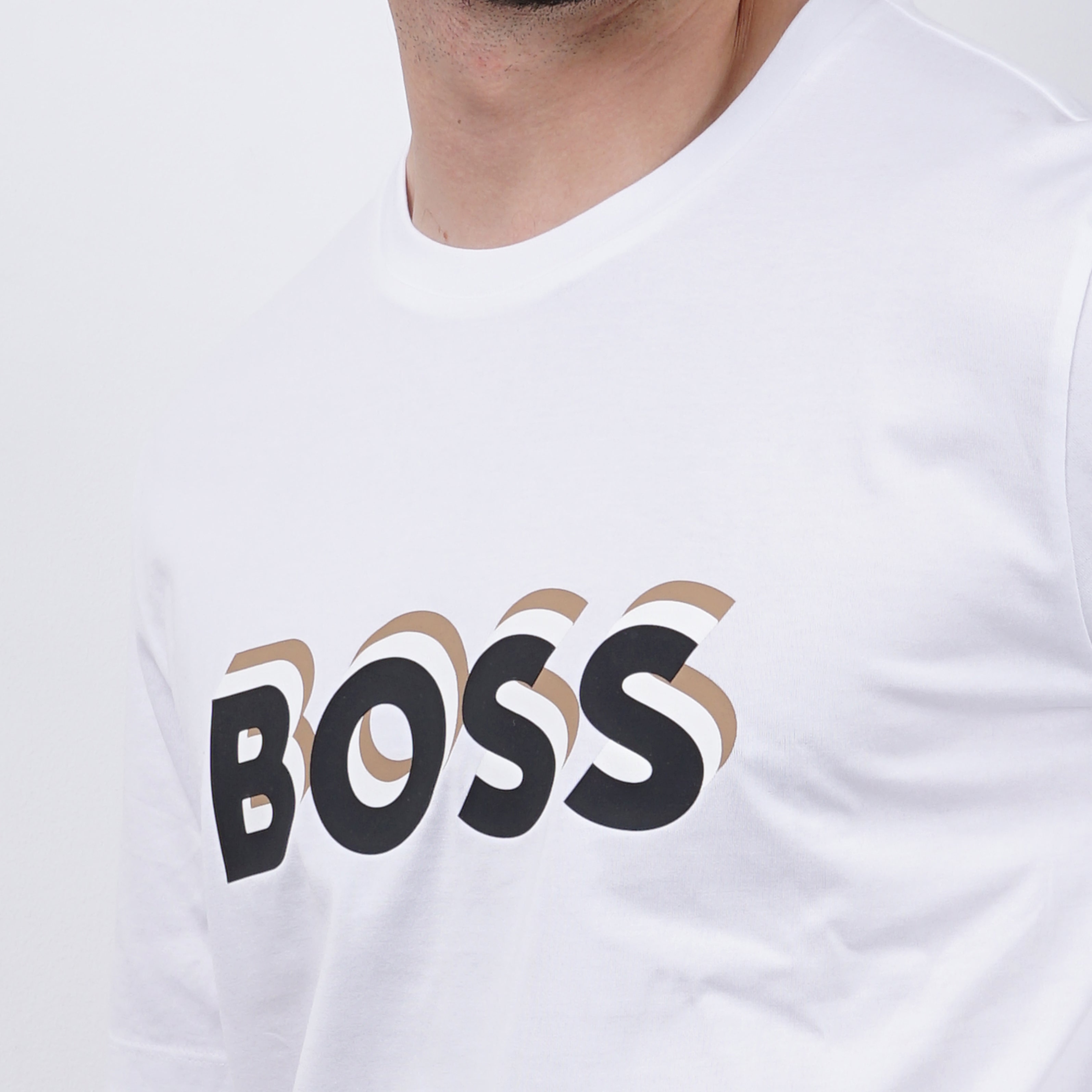 Boss Logo Print Tee - Marca Deals - Boss