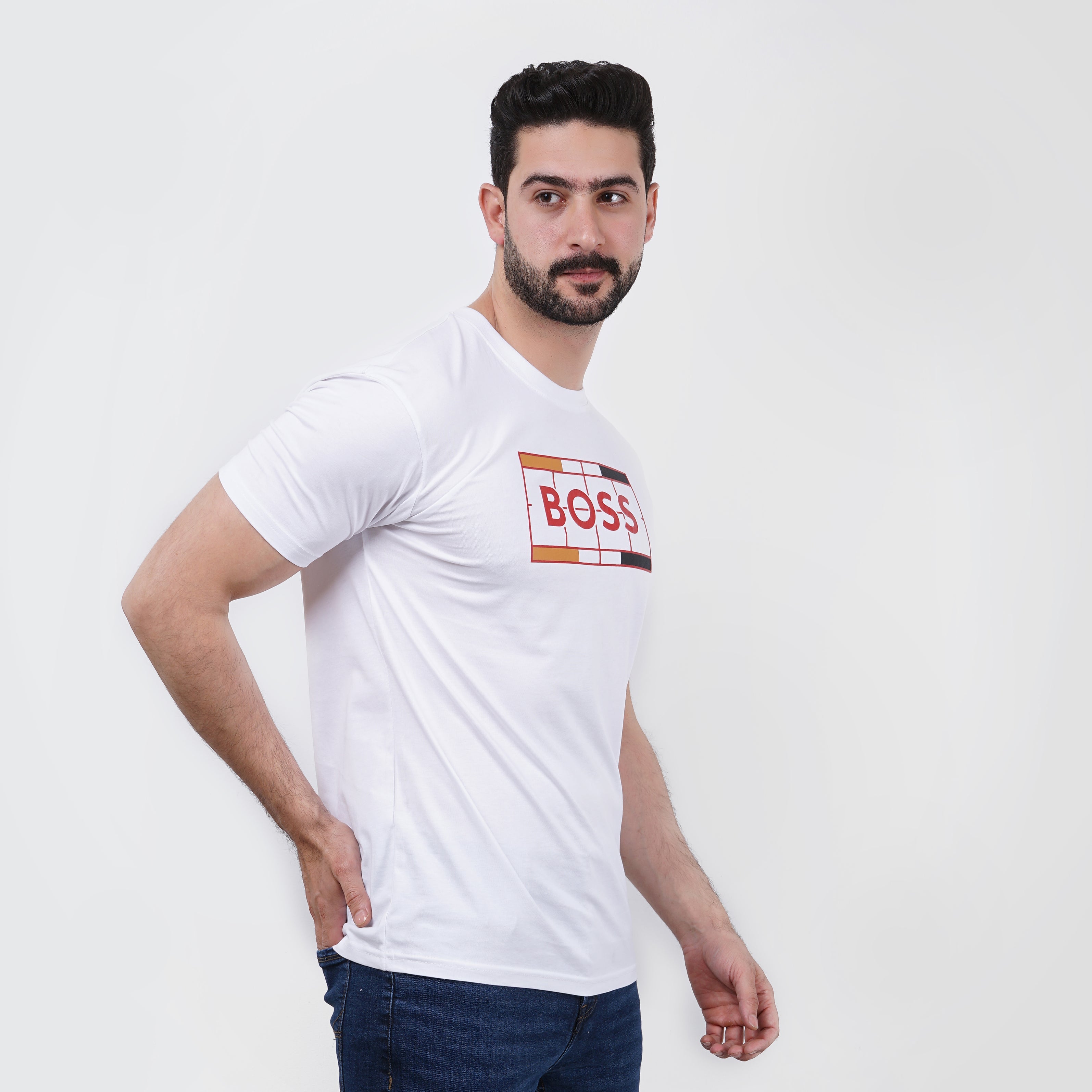 Boss Rubber Print Tee - Marca Deals - Boss