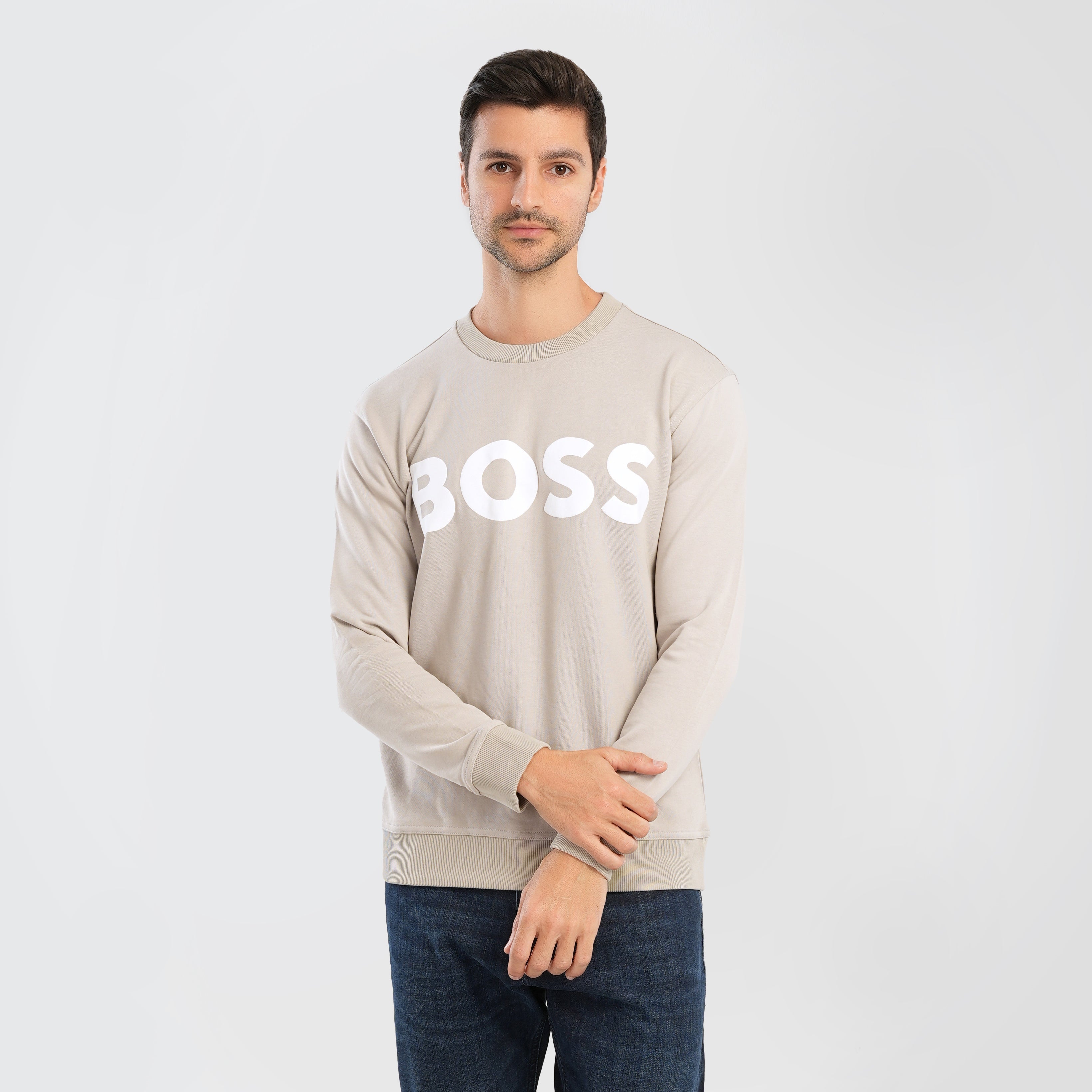 Boss Sweatshirt with rubber logo - Marca Deals - Boss