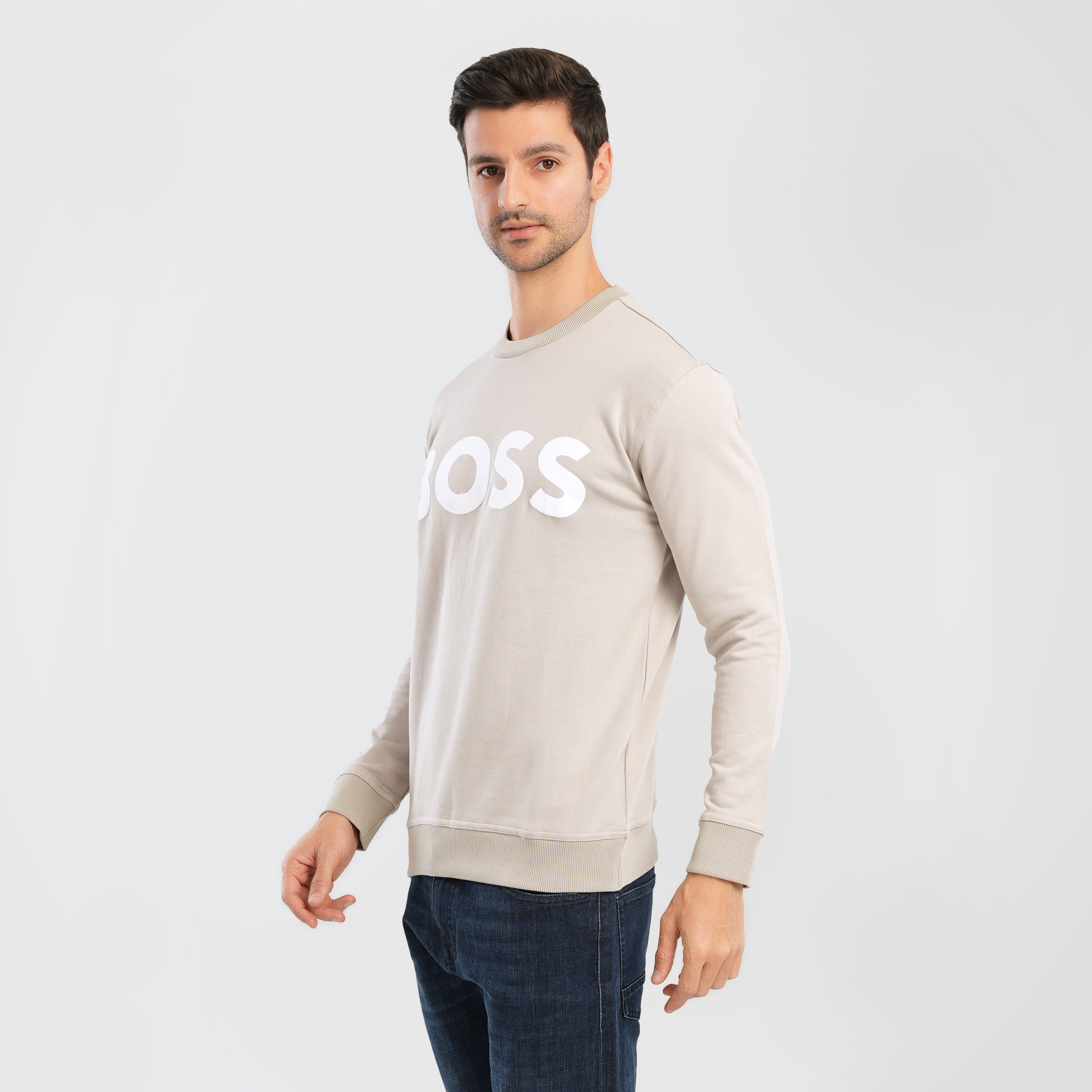 Boss Sweatshirt with rubber logo - Marca Deals - Boss