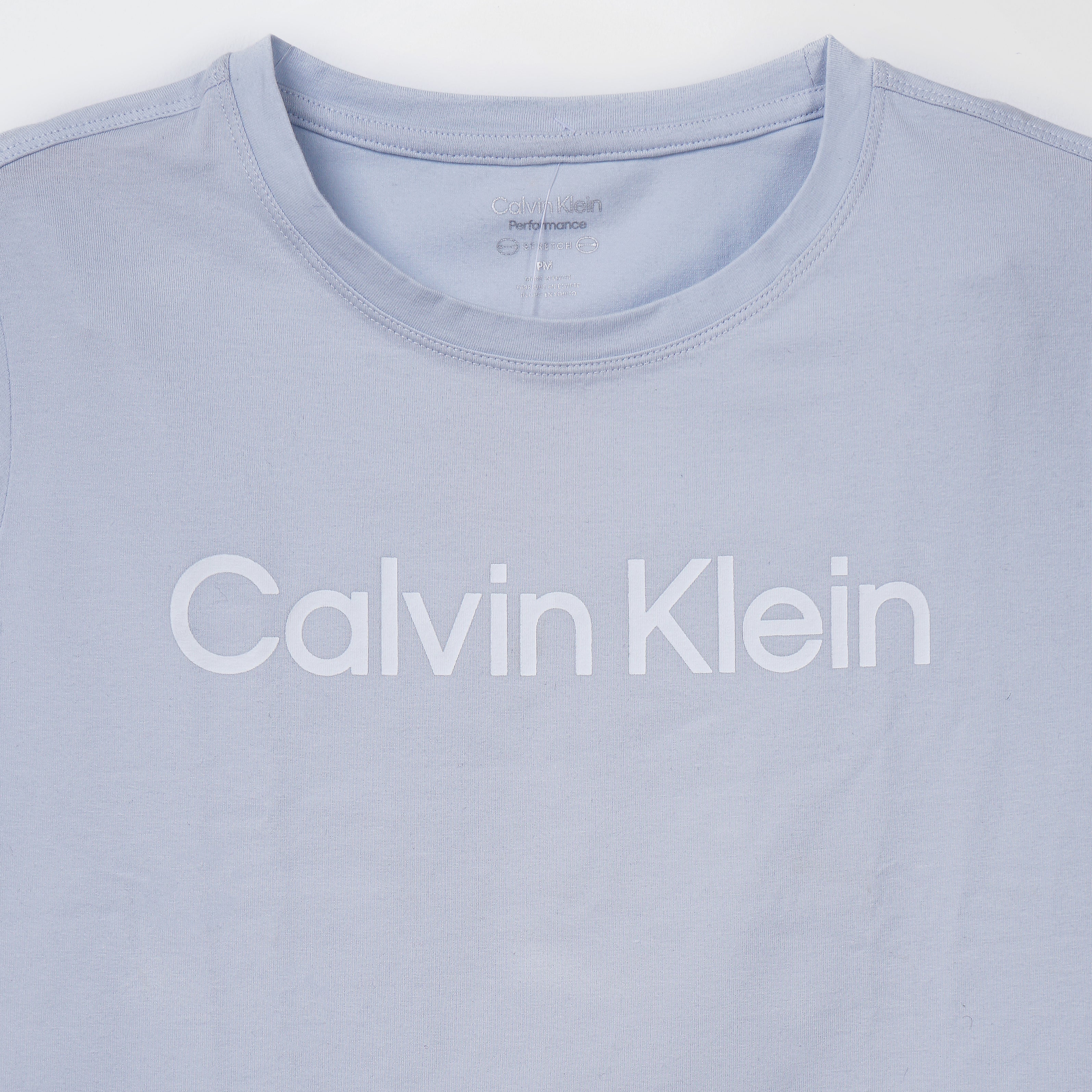 Calvin Klein Round Neck Baby Blue T-Shirt - Marca Deals - Calvin Klein