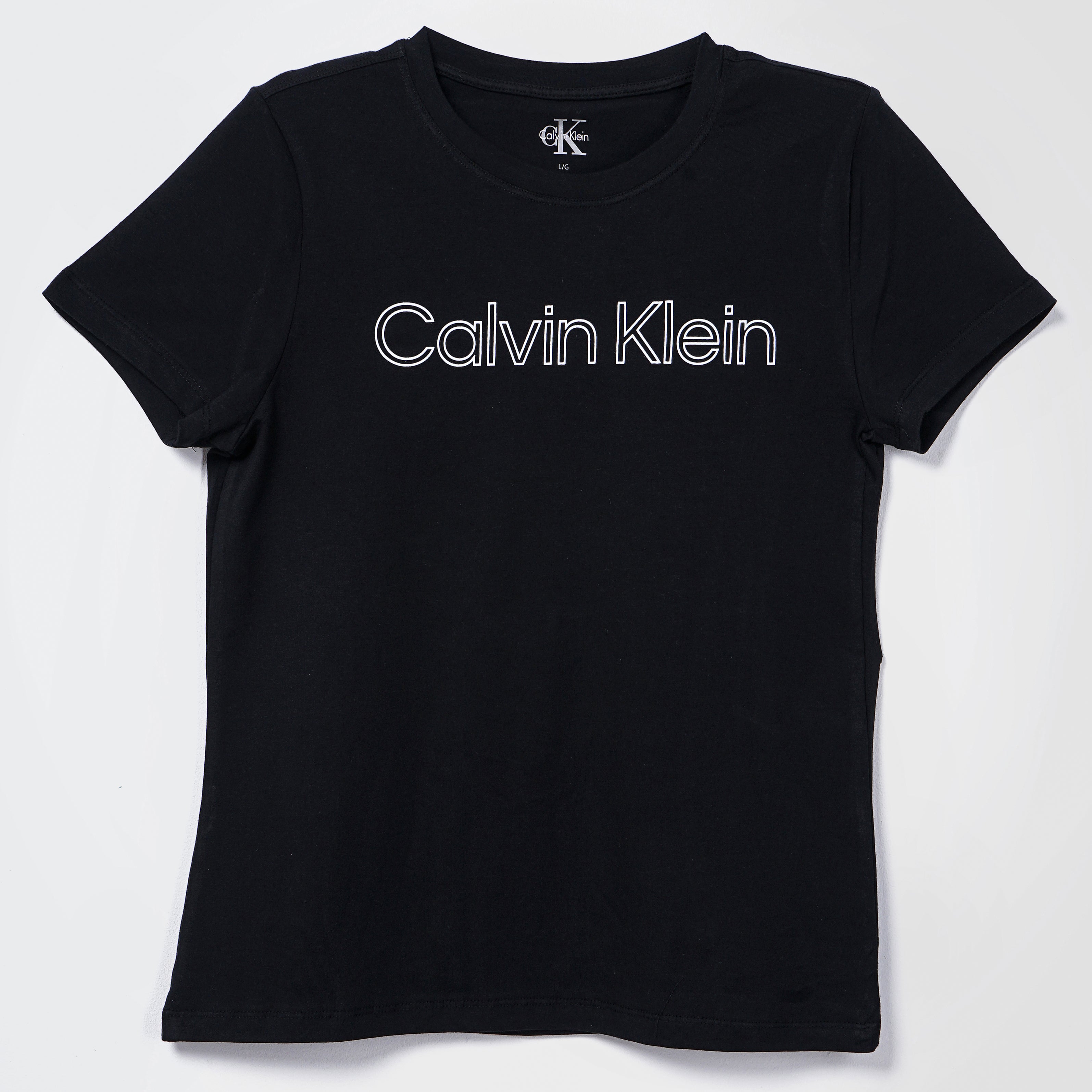 Calvin Klein Round Neck Black T-Shirt - Marca Deals - Calvin Klein