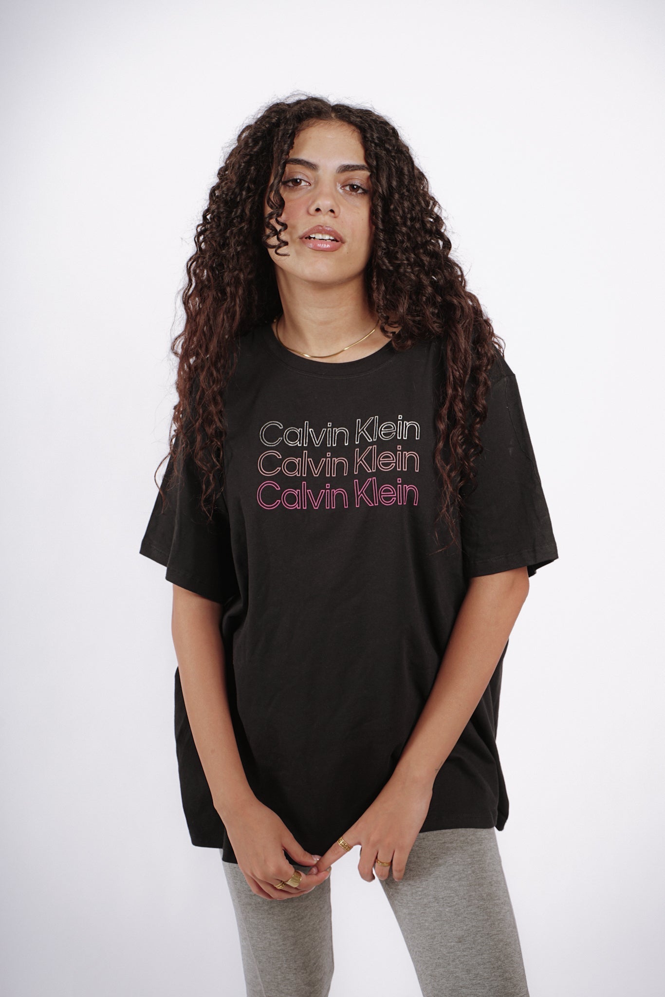 Calvin Klein Round Neck Black T-Shirt (Regular Fit) - Marca Deals - Calvin Klein