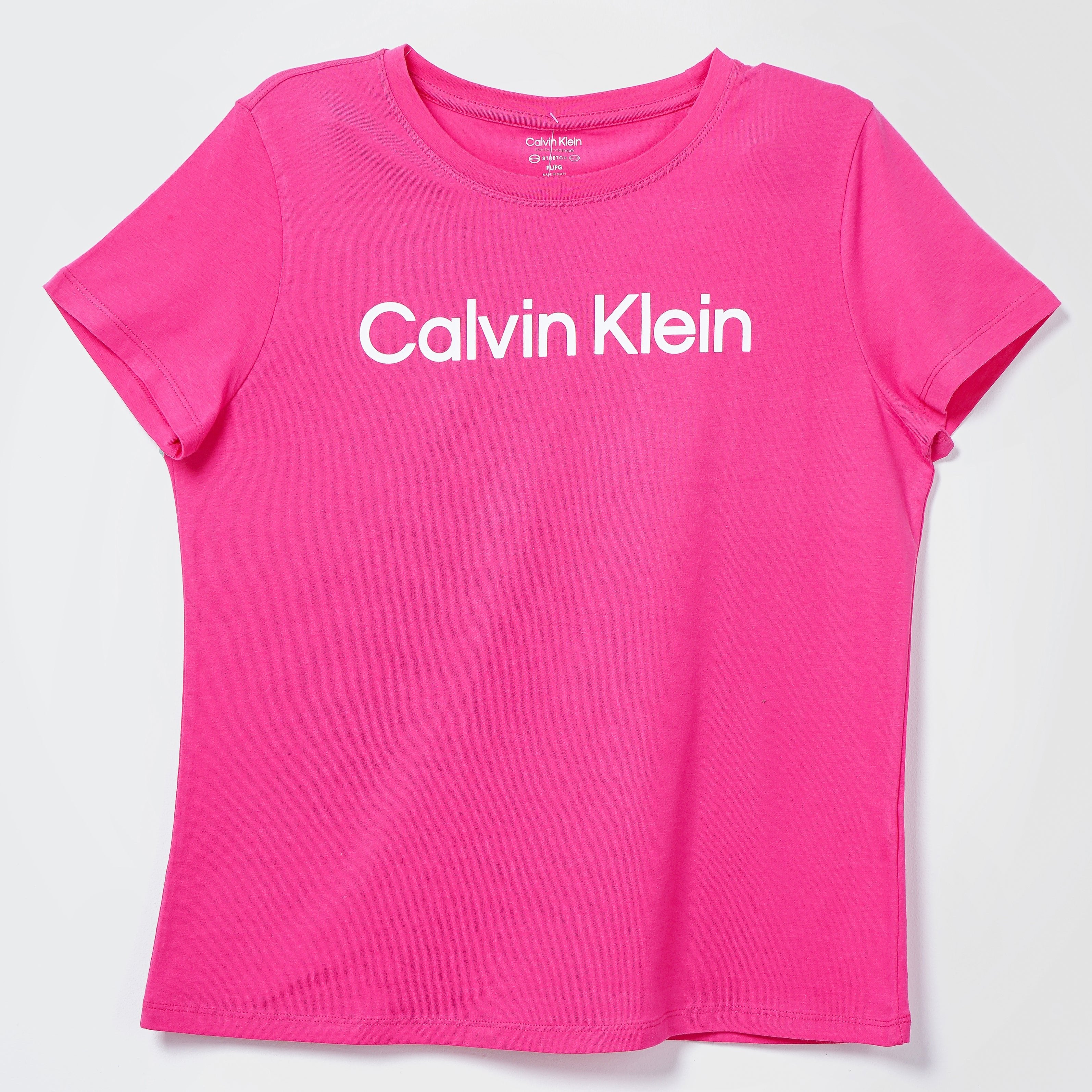 Calvin Klein Round Neck Pink T-Shirt - Marca Deals - Calvin Klein