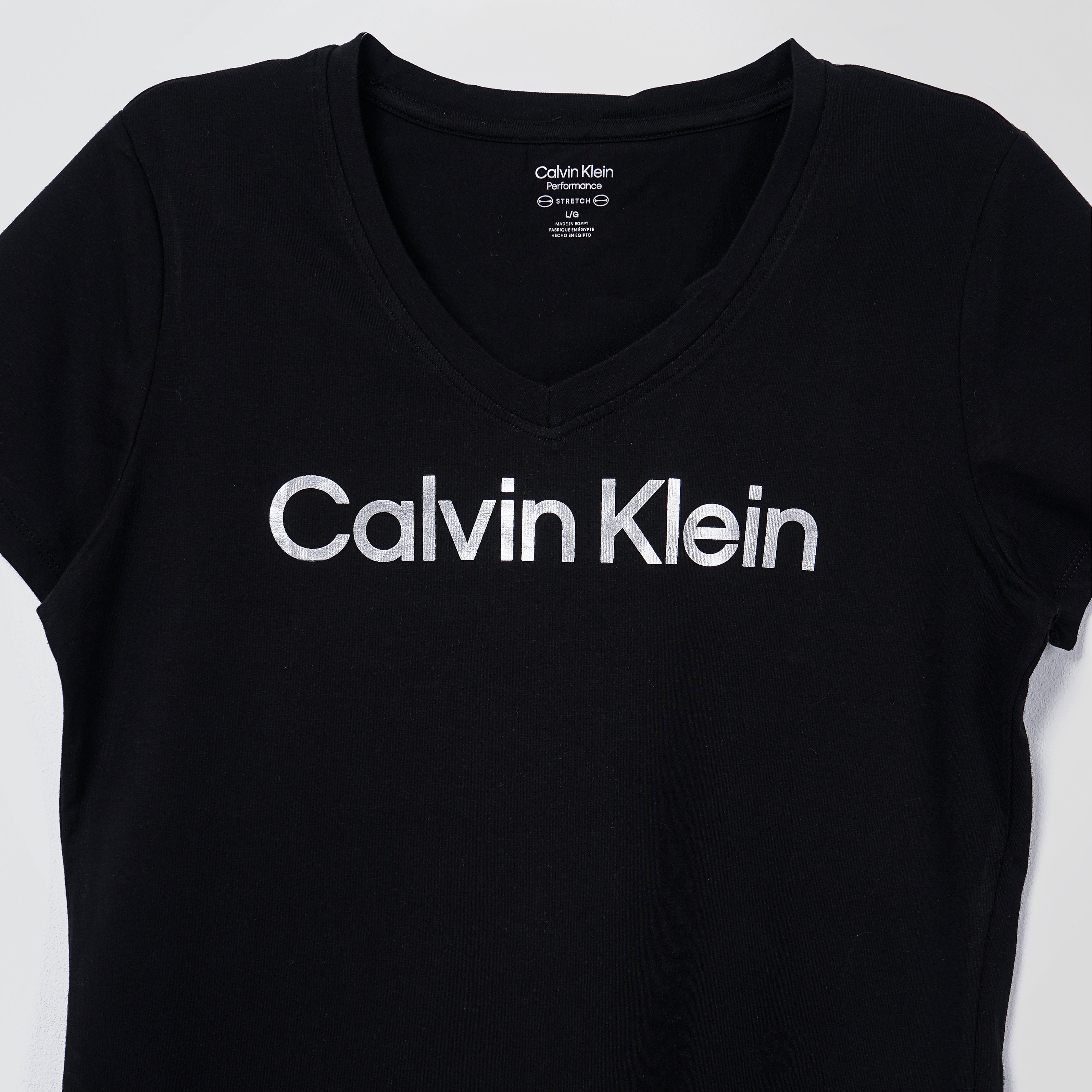 Calvin Klein V Neck Black T-Shirt - Marca Deals - Calvin Klein
