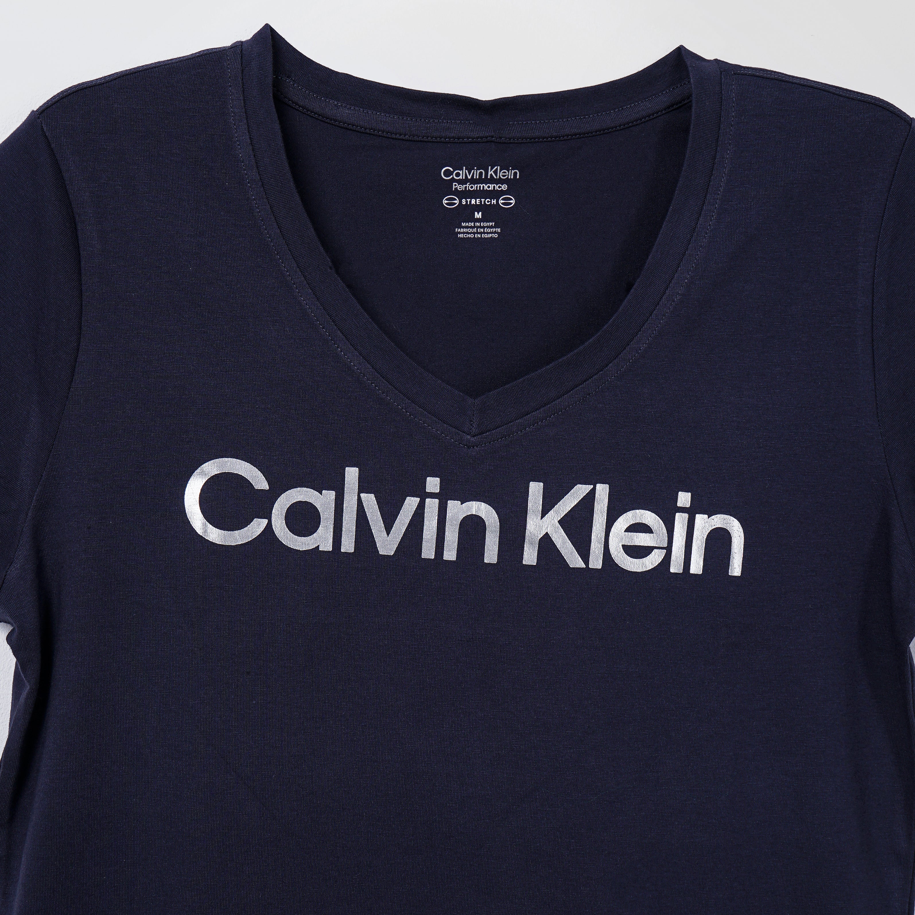 Calvin Klein V Neck Navy T-Shirt - Marca Deals - Calvin Klein