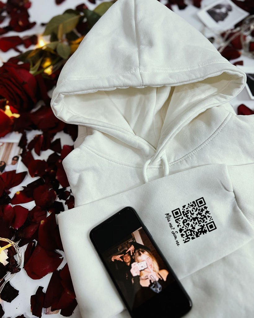 Customized QR Code Oversized Hoodie - Marca Deals - Design Kaf