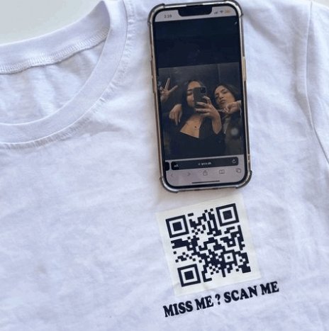 Customized QR code Oversized T - shirt - Marca Deals - Design Kaf