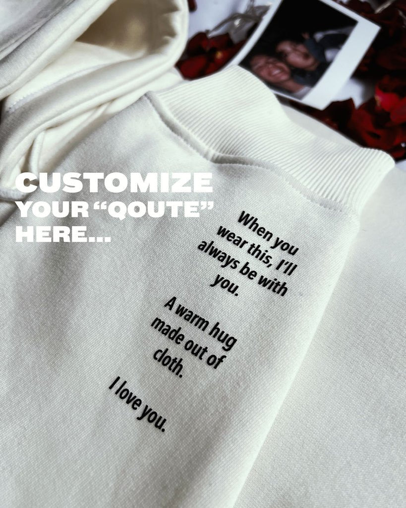 Customized Sleeve text Regular Hoodie - Marca Deals - Design Kaf