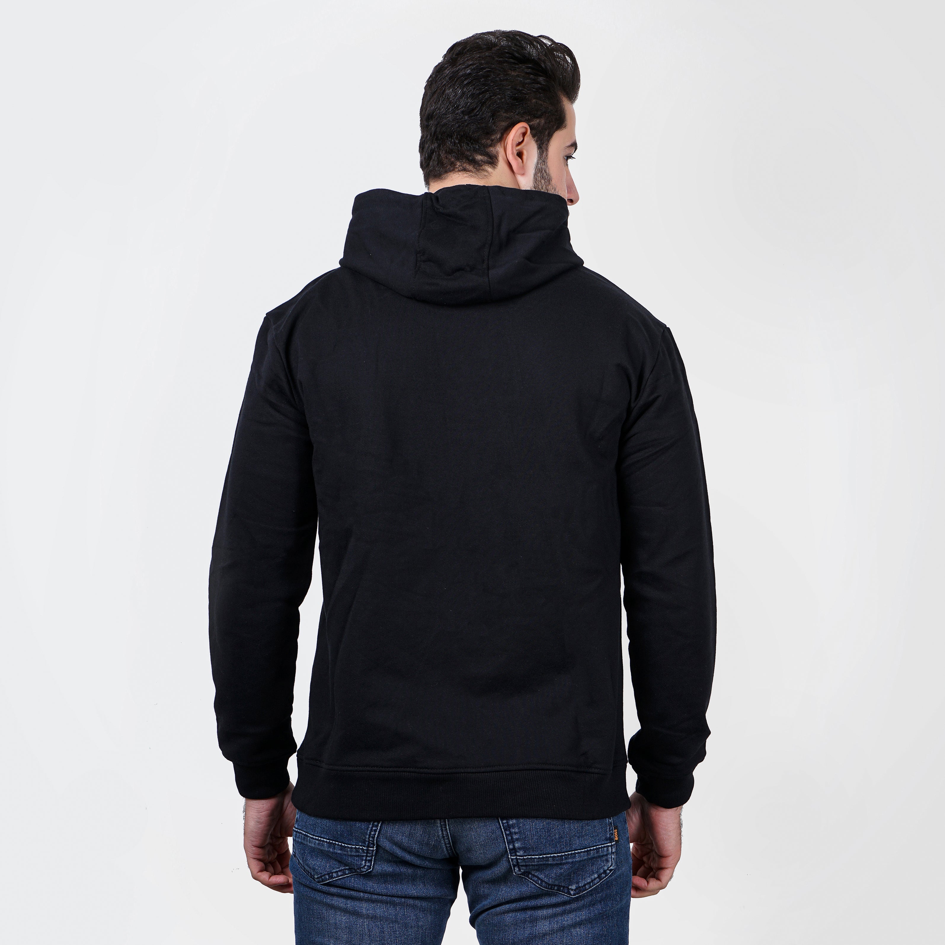 DEFACTO BASIC BLACK HOODIE - Marca Deals - Defacto