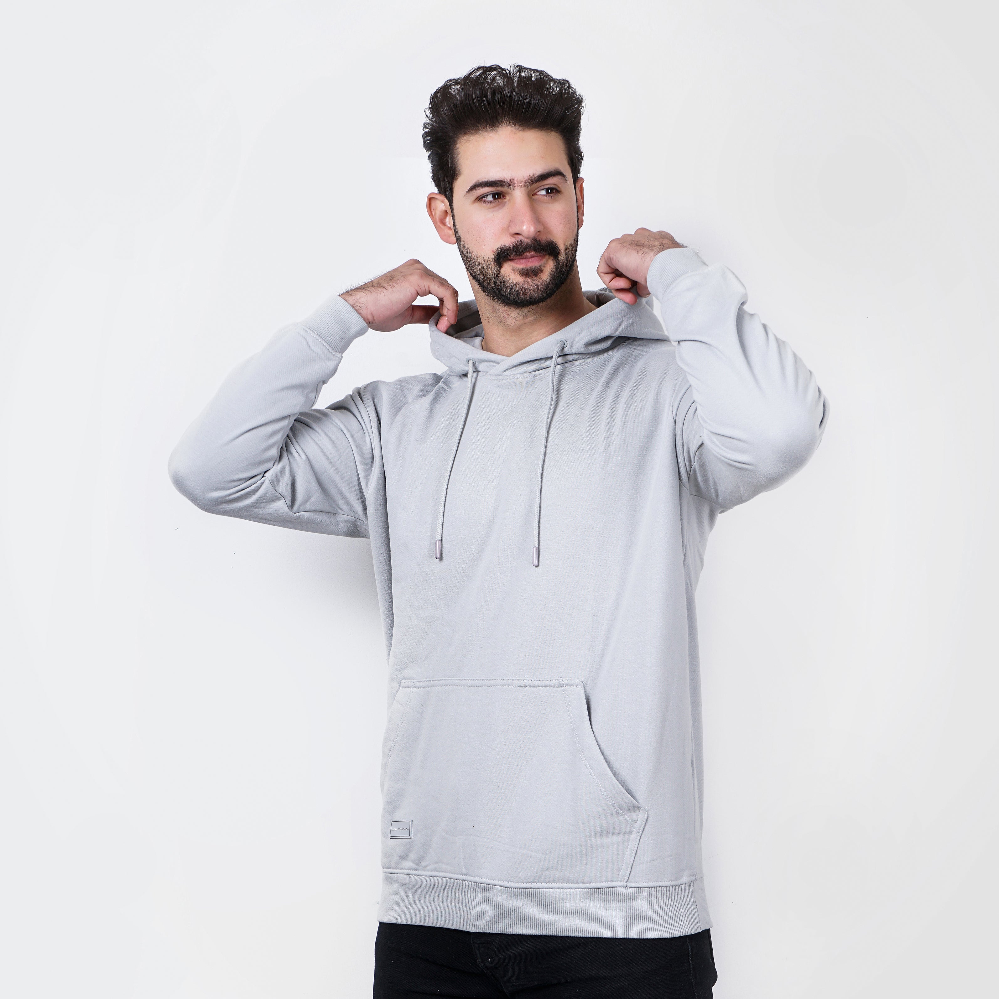 Defacto Basic Gray Hoodie - Marca Deals - Defacto