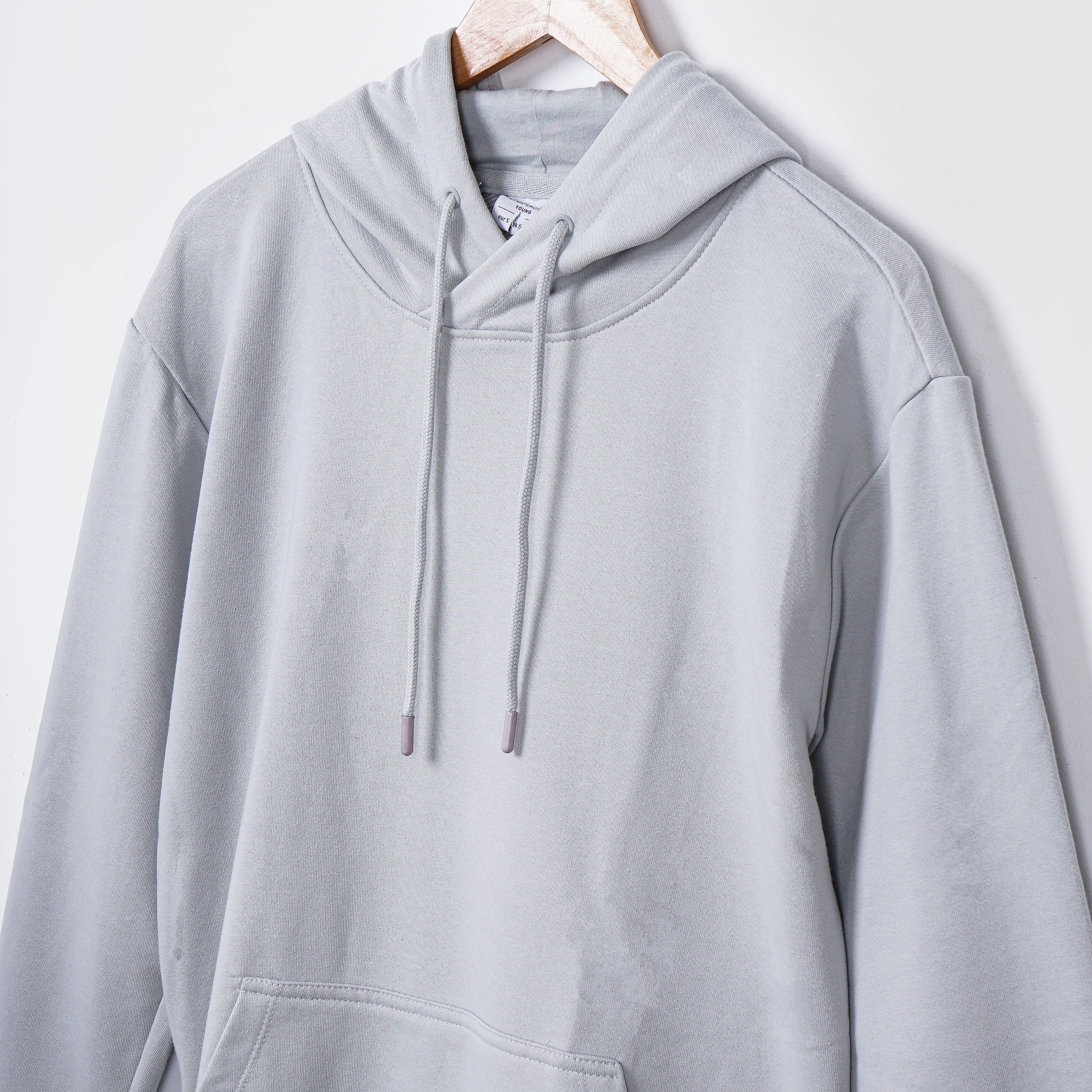 Defacto Basic Gray Hoodie - Marca Deals - Defacto