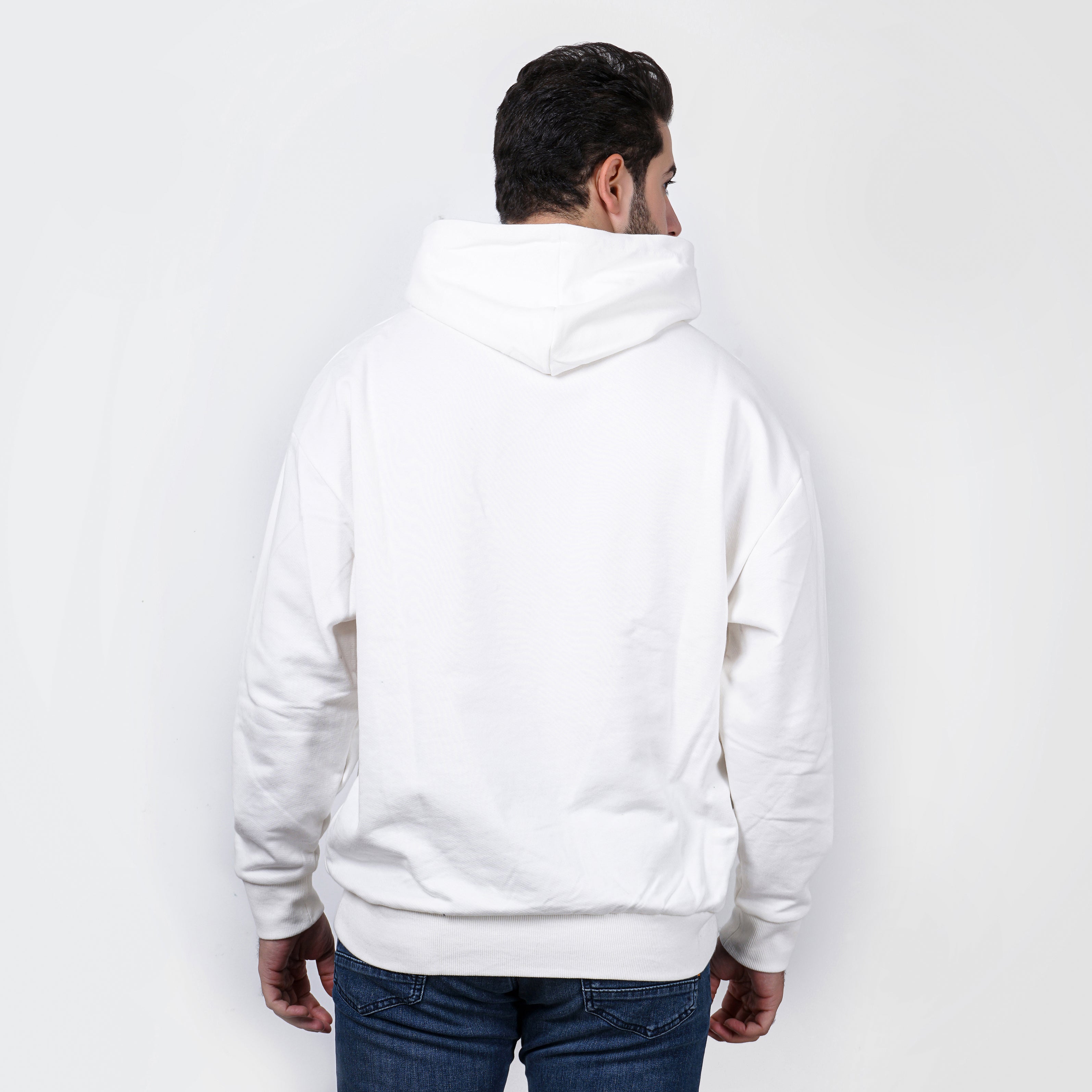 Defacto Basic White Hoodie - Marca Deals - Defacto