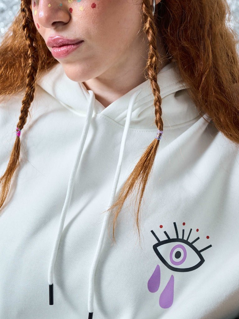 Do No Harm Take No Shit Eyes Oversized Hoodie - Marca Deals - Design Kaf