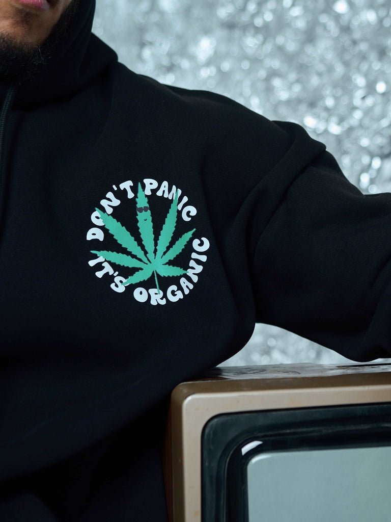 Don't Panic It's Organic Oversized Hoodie - Marca Deals - Design Kaf