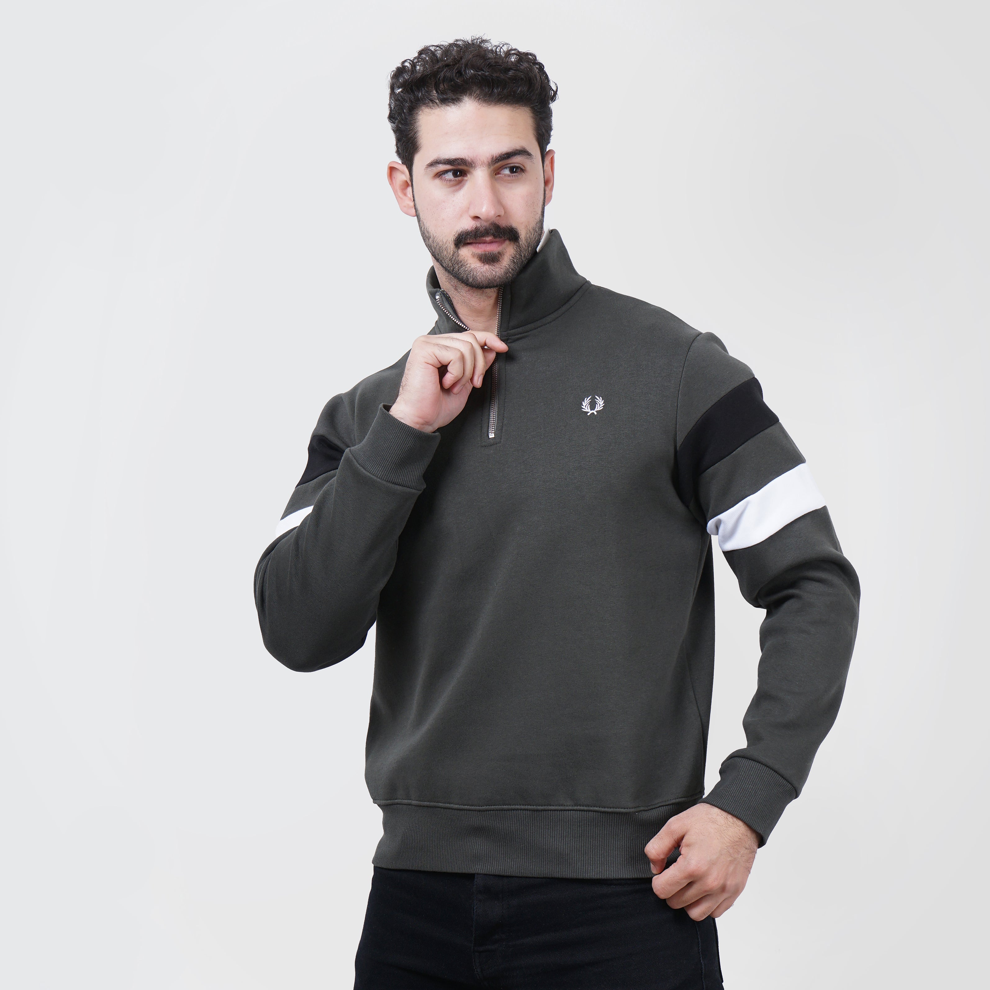 Fred Perry Tipped Half Zip Jumper - Marca Deals - Fred Perry