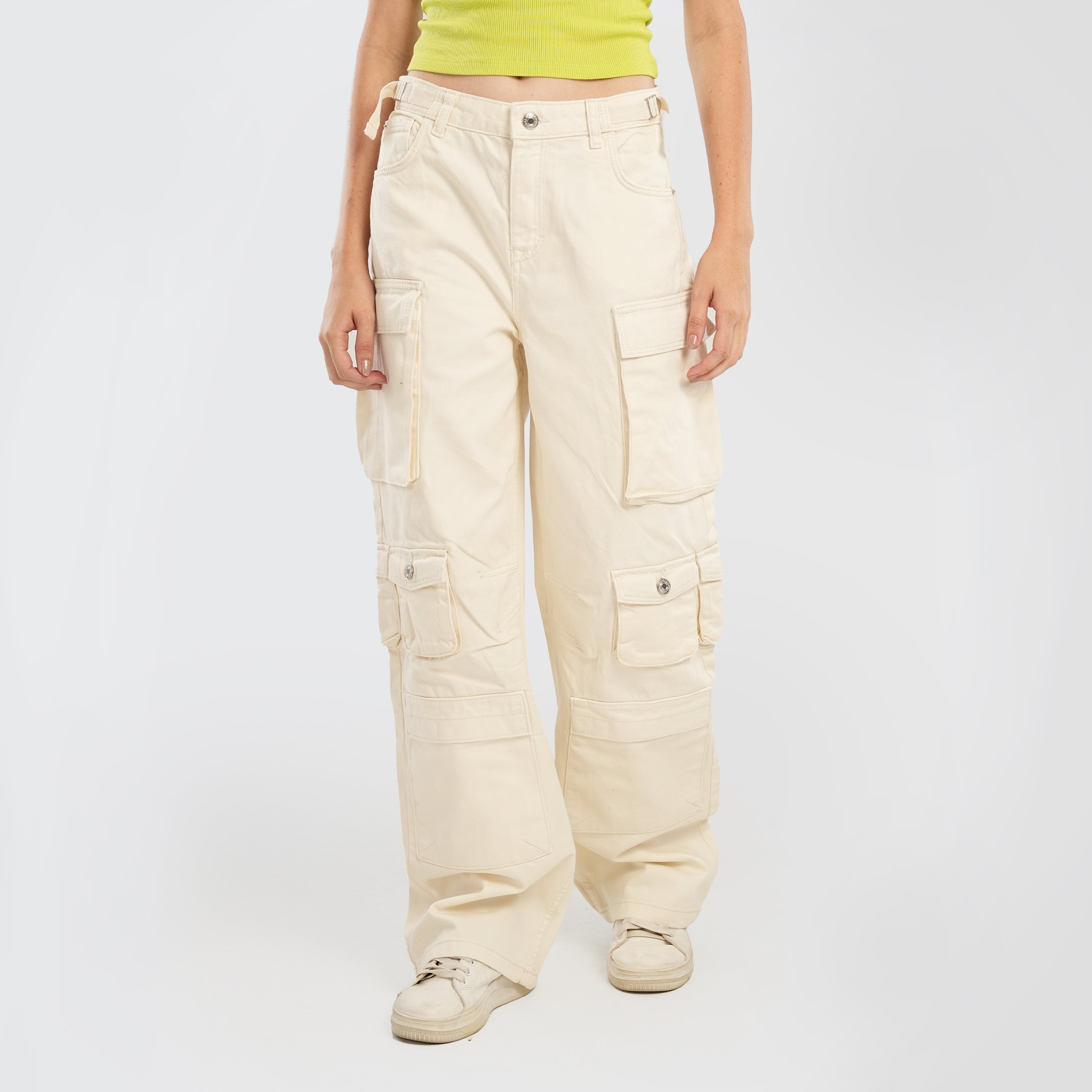 High waist Bershka Multicargo - Marca Deals - Bershka