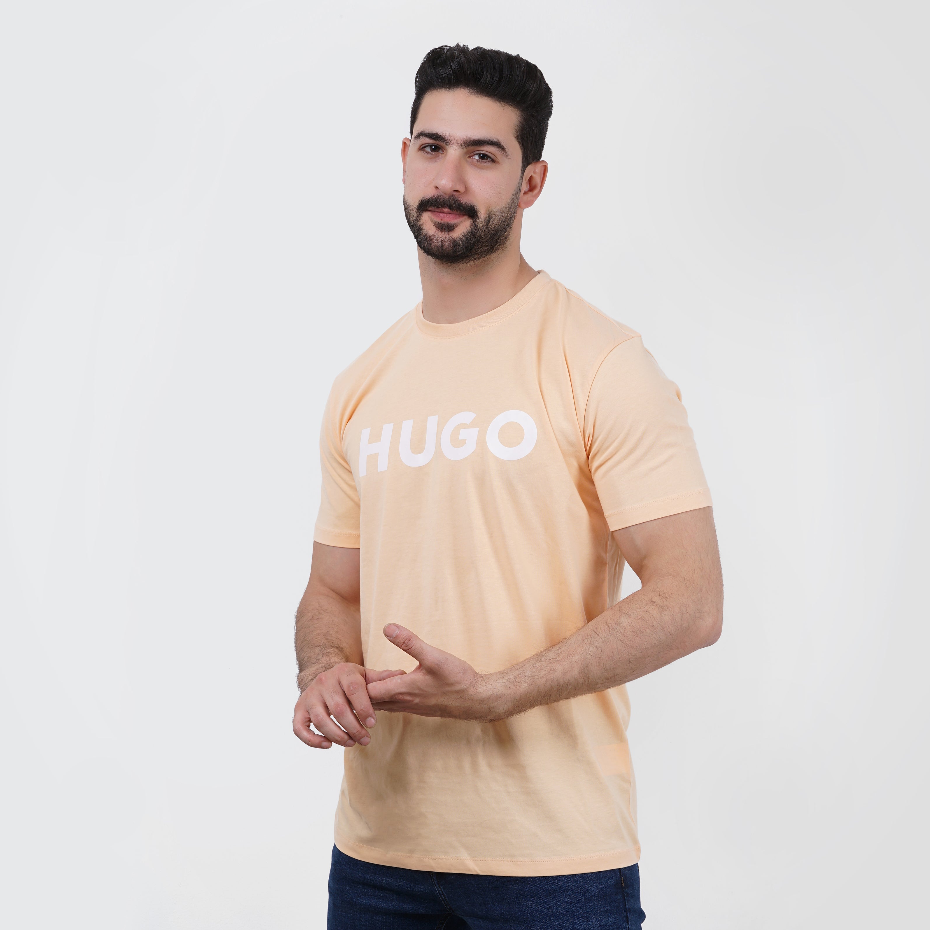 Hugo Classic Logo Printed Tee - Marca Deals - Hugo Boss