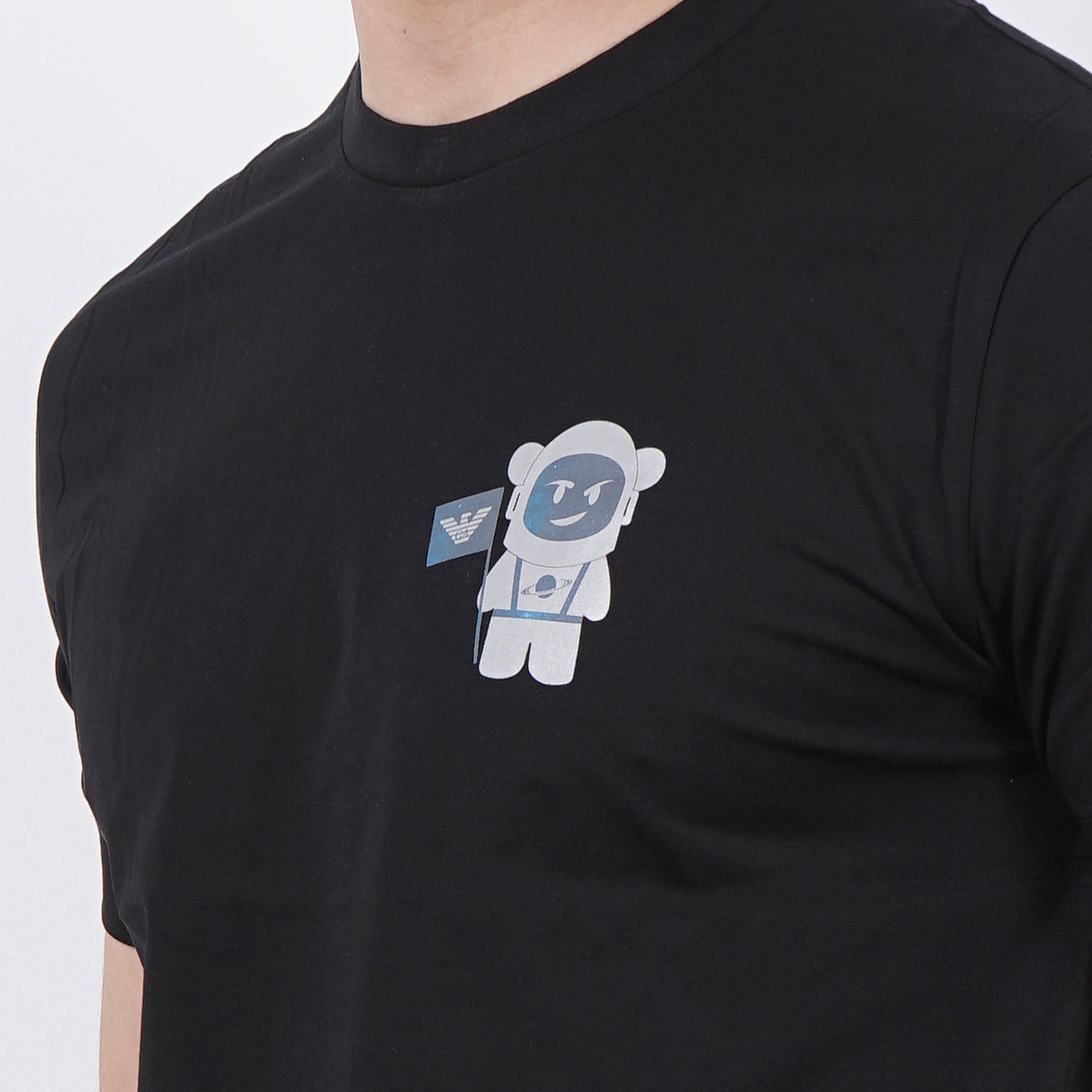 Manga Bear Astronaut Mercerised Jersey T-shirt - Marca Deals - Emporio Armani