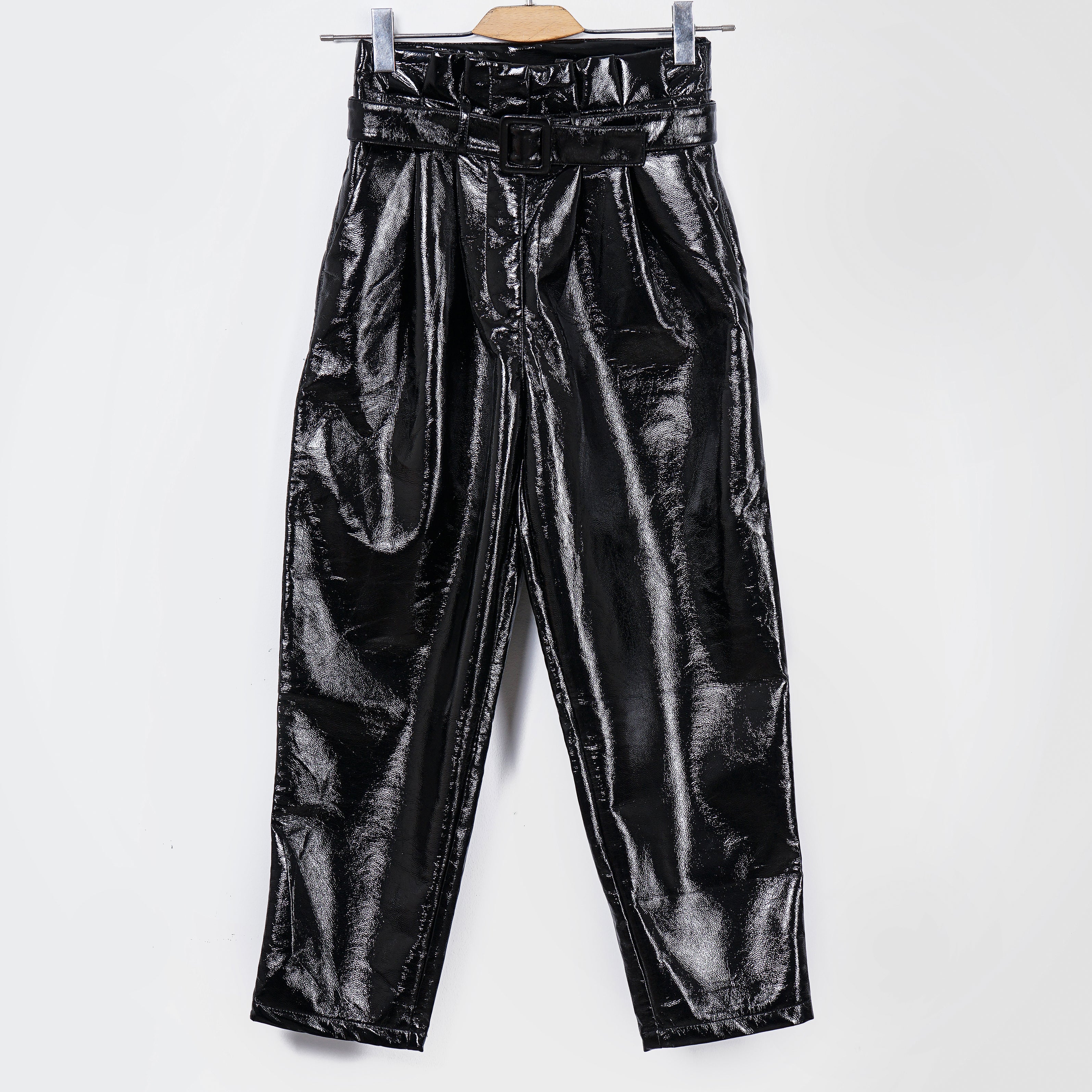 Motivi Black Leather Pants - Marca Deals - Motivi