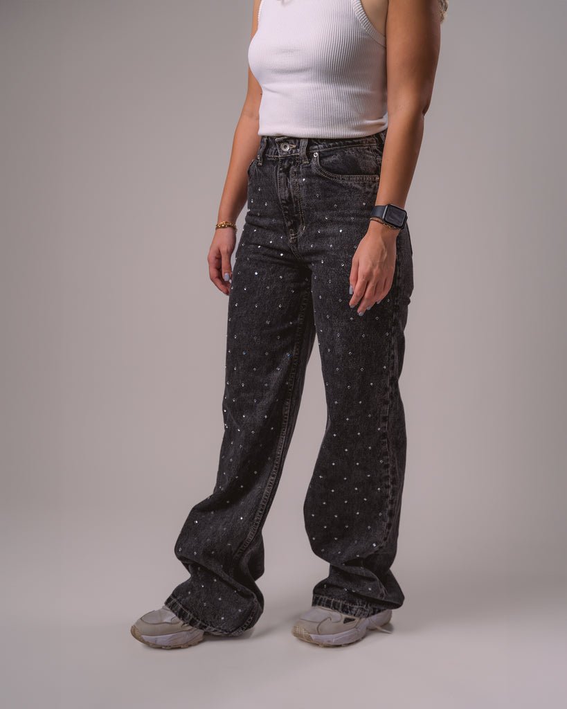 Nairobi Denim - Grey Studs Jeans - Marca Deals - Design Kaf