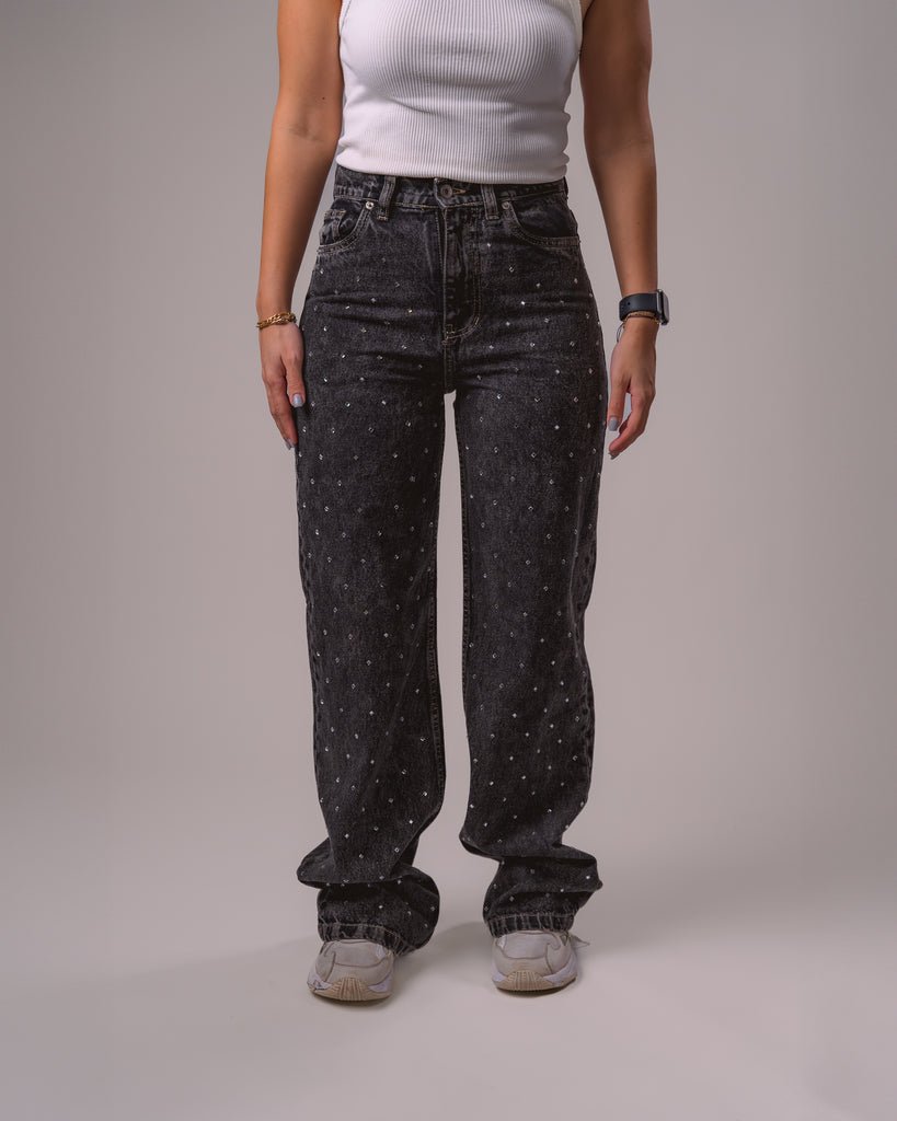 Nairobi Denim - Grey Studs Jeans - Marca Deals - Design Kaf