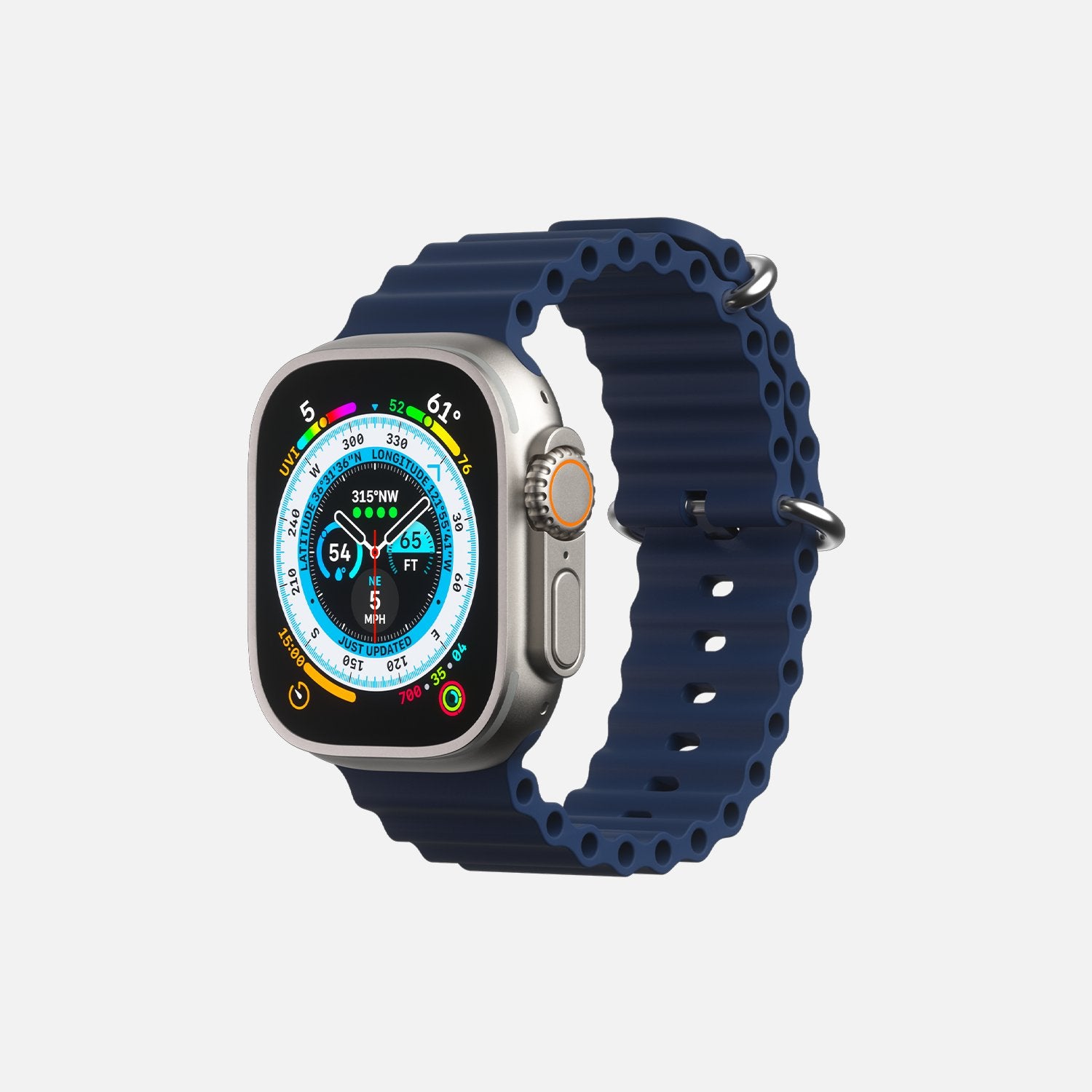 Ocean Band for Apple Watch - 42/44/45/49 - Navy - Marca Deals - Hitch