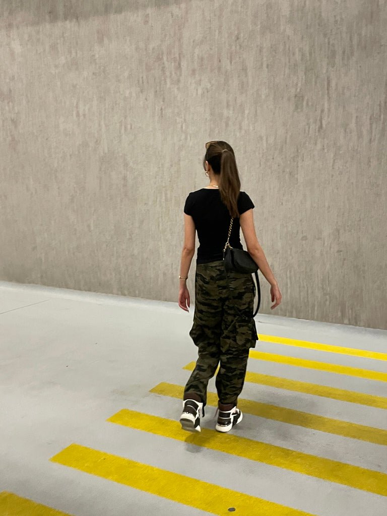 Olive Camo Army Baggy Cargo Pants - Marca Deals - Design Kaf