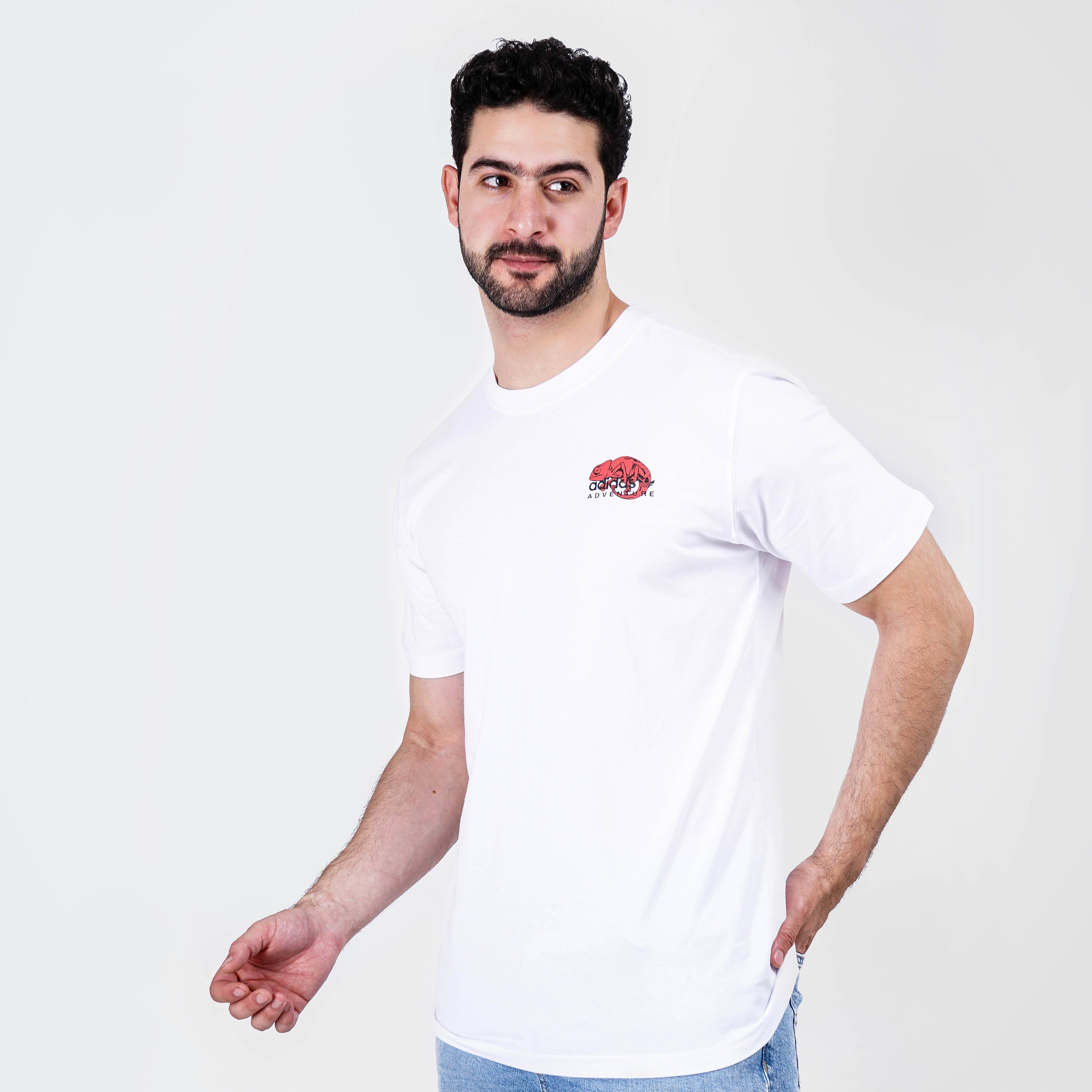 Original Adidas Back Print Tee (White) - Marca Deals - Adidas