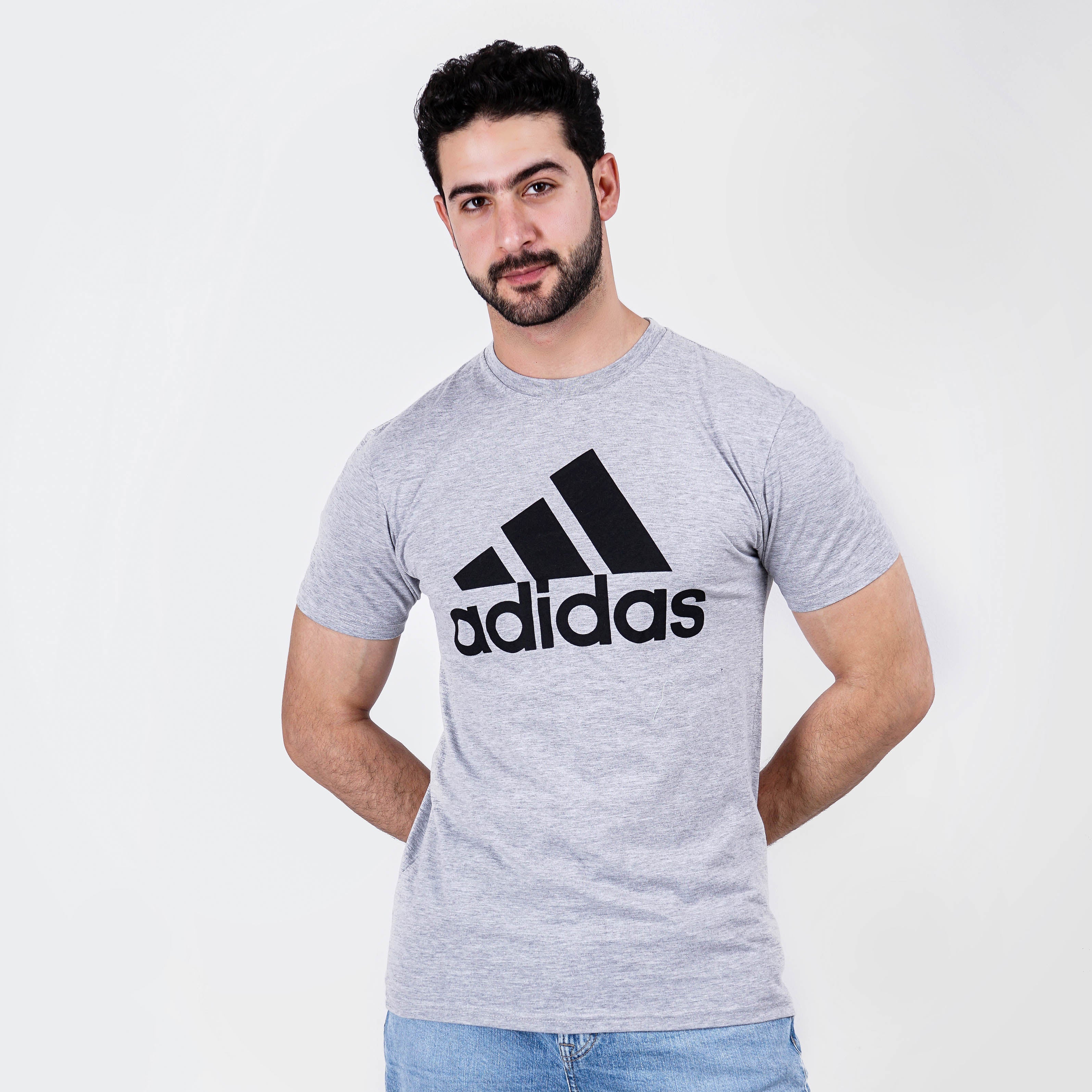 Original Adidas Light Grey T-Shirt - Marca Deals - Adidas