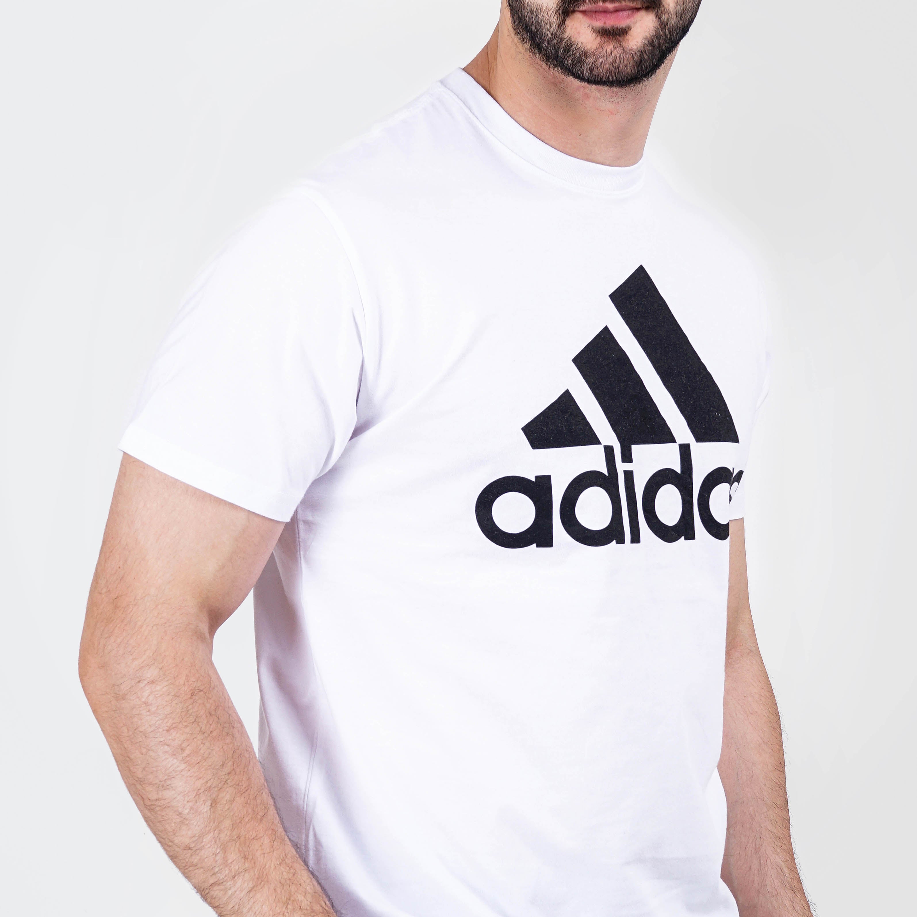 Original Adidas White T-Shirt & Black adidas Logo - Marca Deals - Adidas