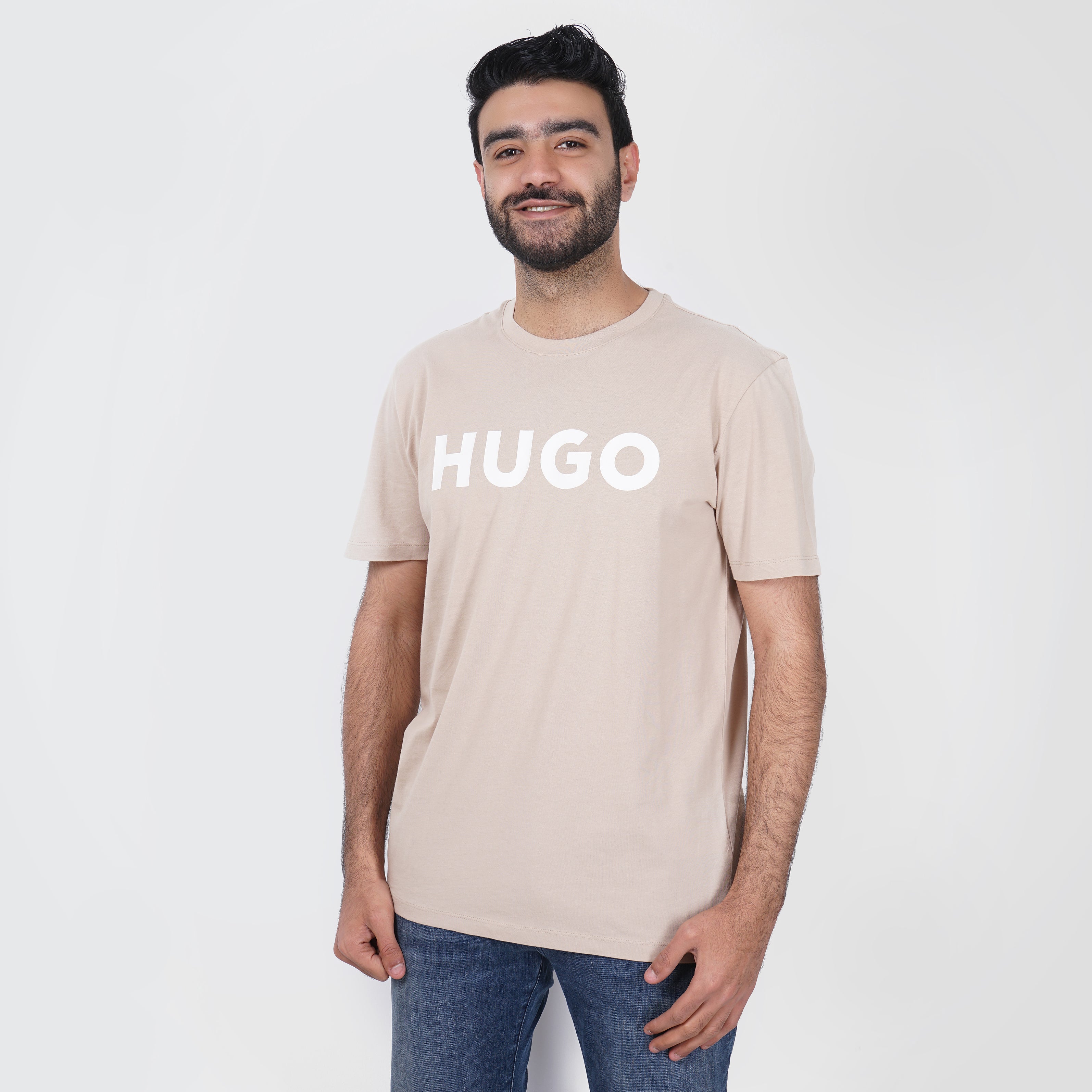 Original HUGO BOSS T-Shirt with White Logo - Marca Deals - Hugo Boss