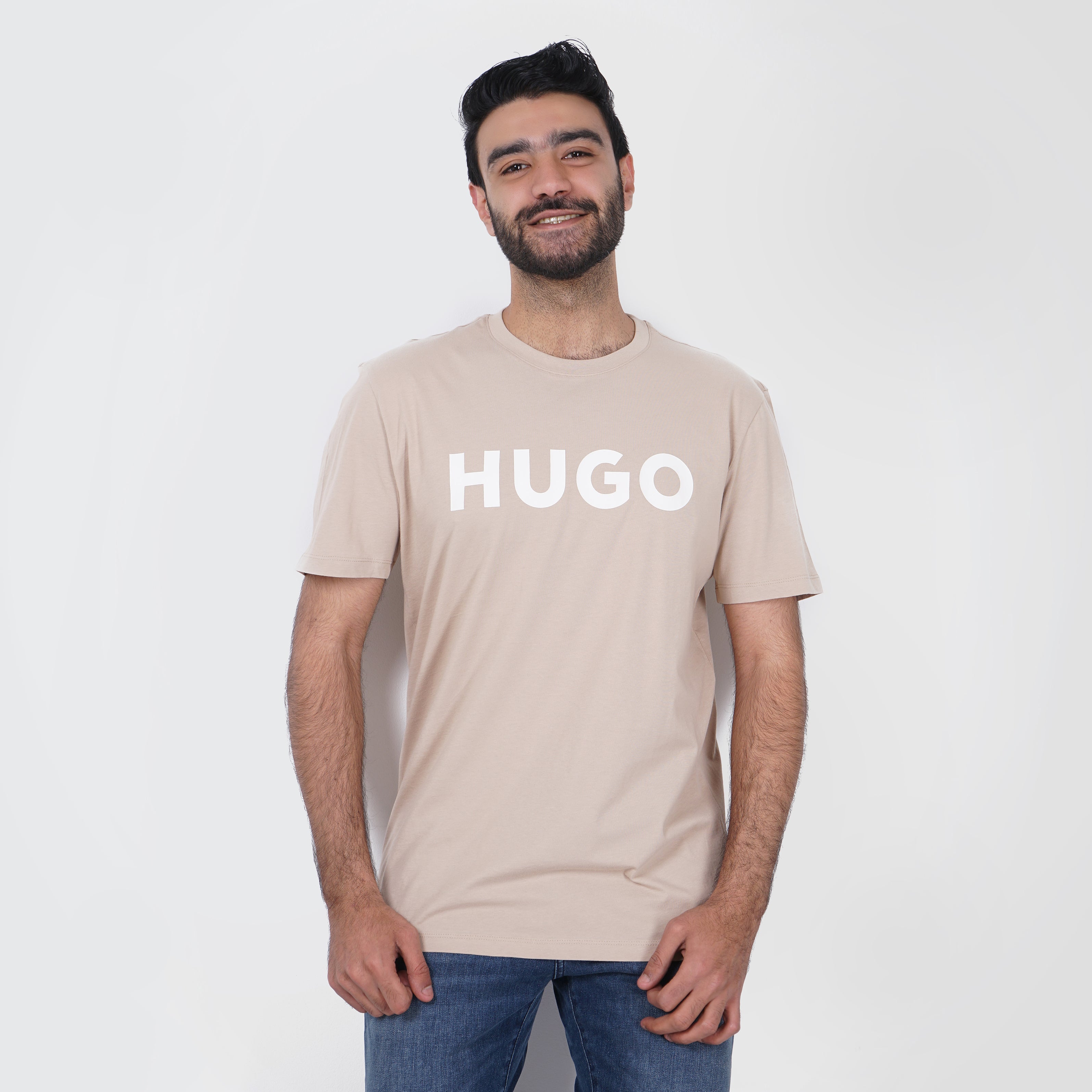 Original HUGO BOSS T-Shirt with White Logo - Marca Deals - Hugo Boss