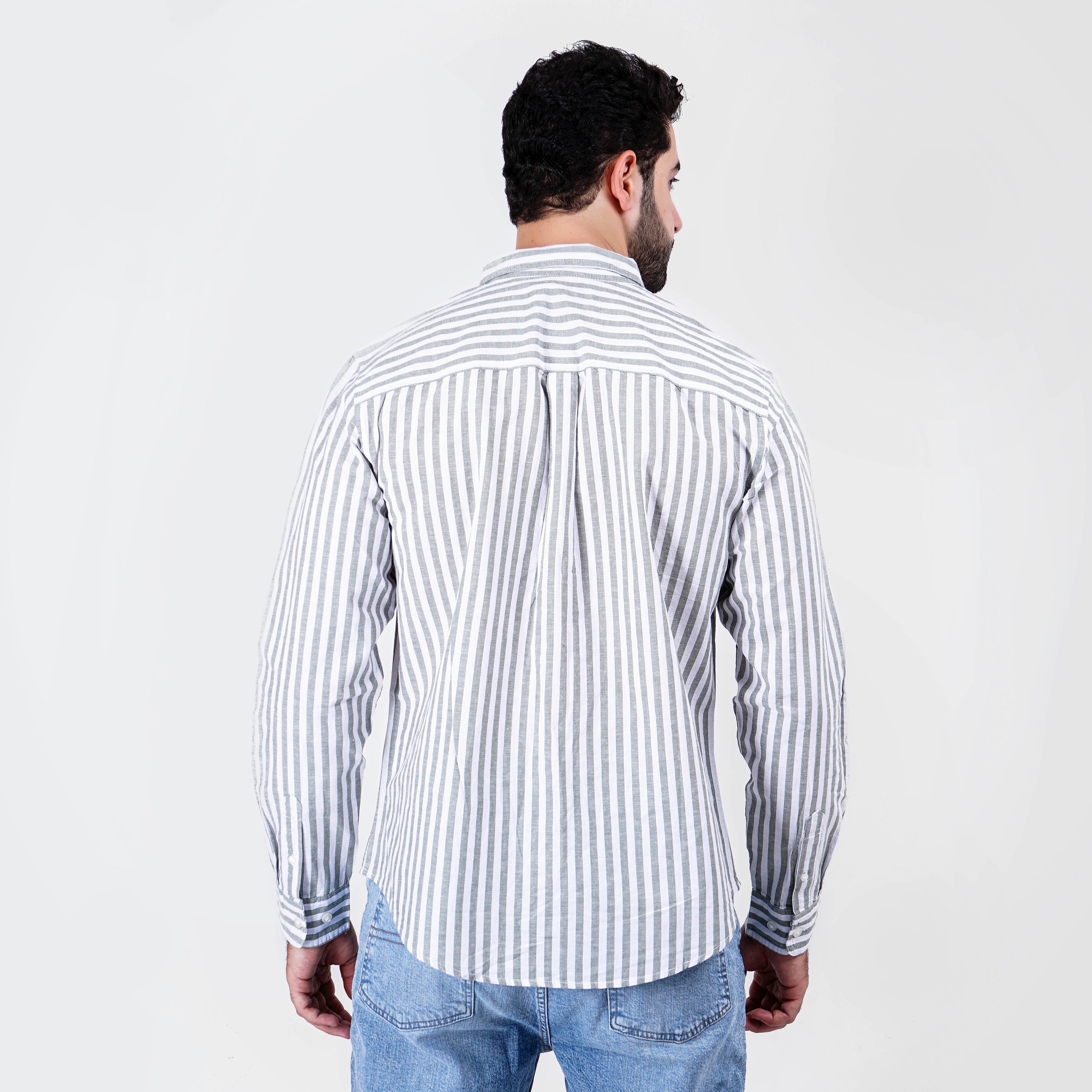 ORIGINAL ZARA LINEN STRIPES SHIRT - Marca Deals - Zara