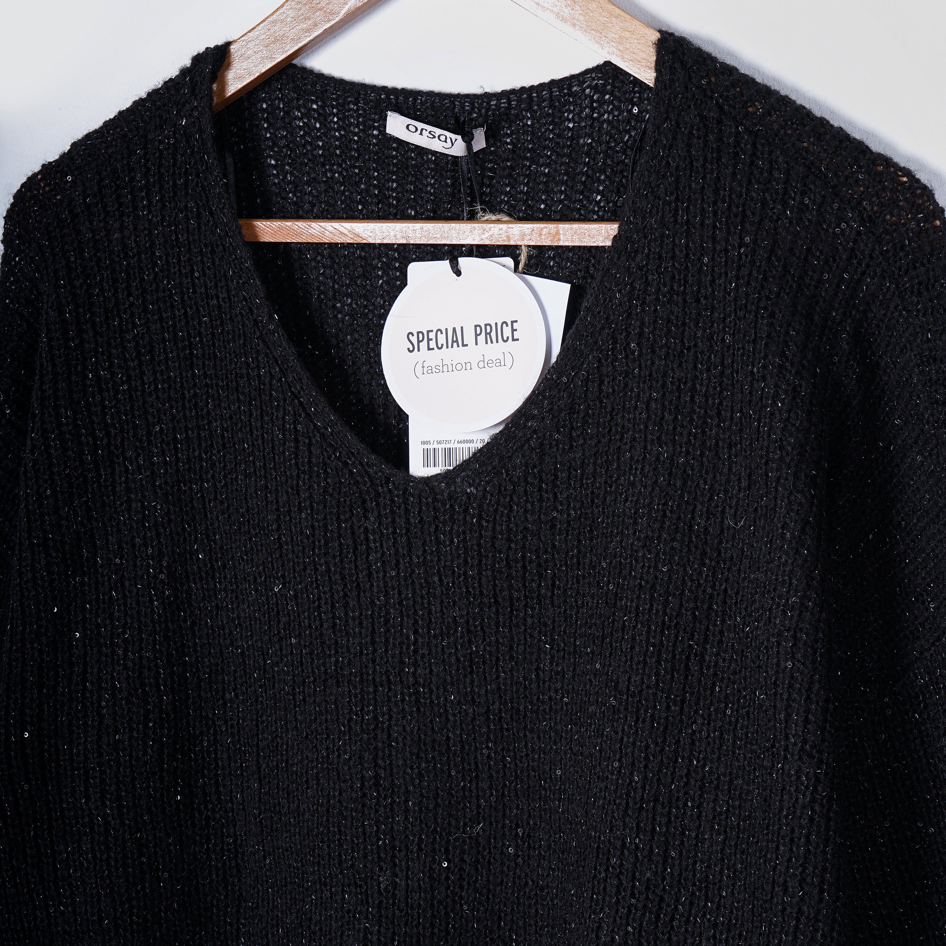Orsay Knitted Black Sweater - Marca Deals - Orsay