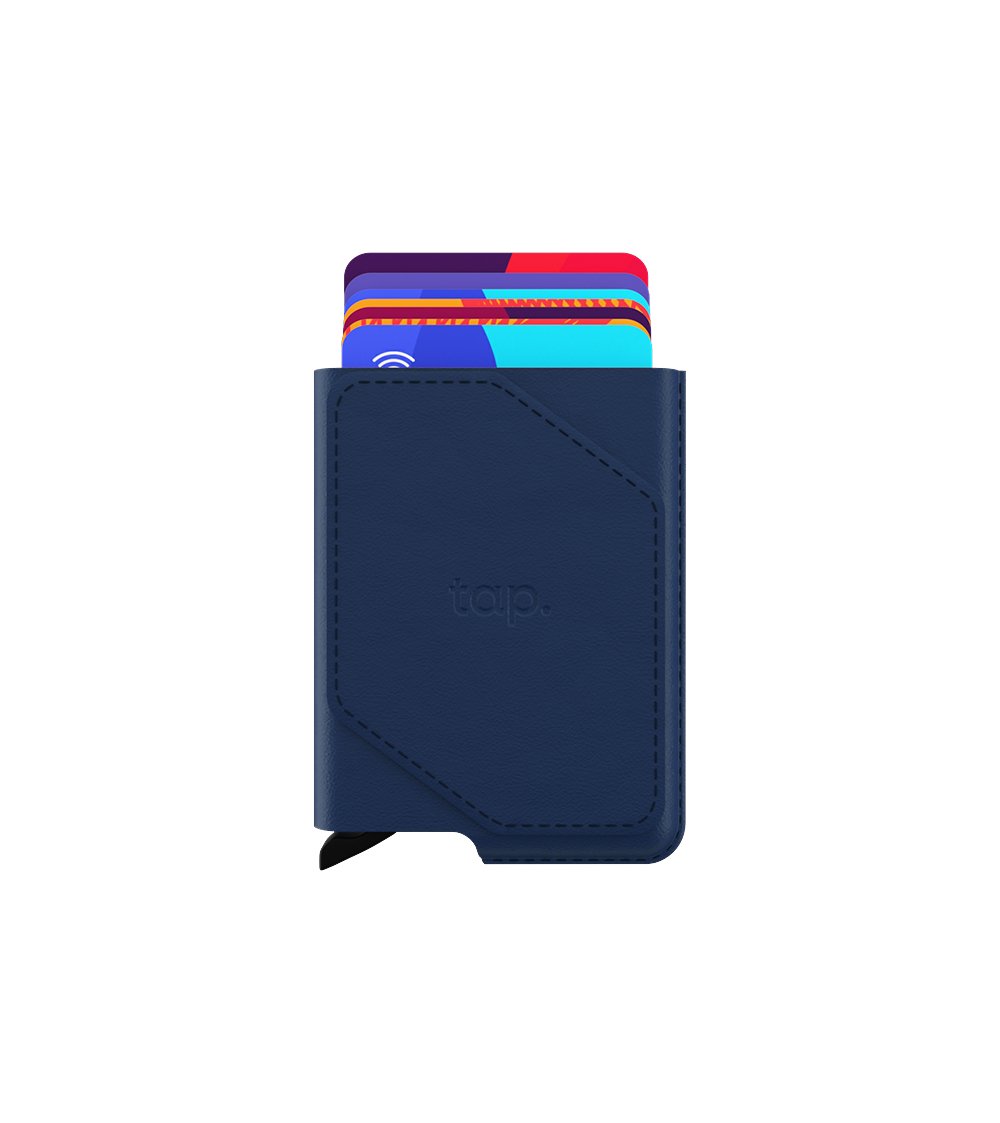 Pocket™ - World’s Most Advanced NFC Cardholder - Navy - Marca Deals - Tap