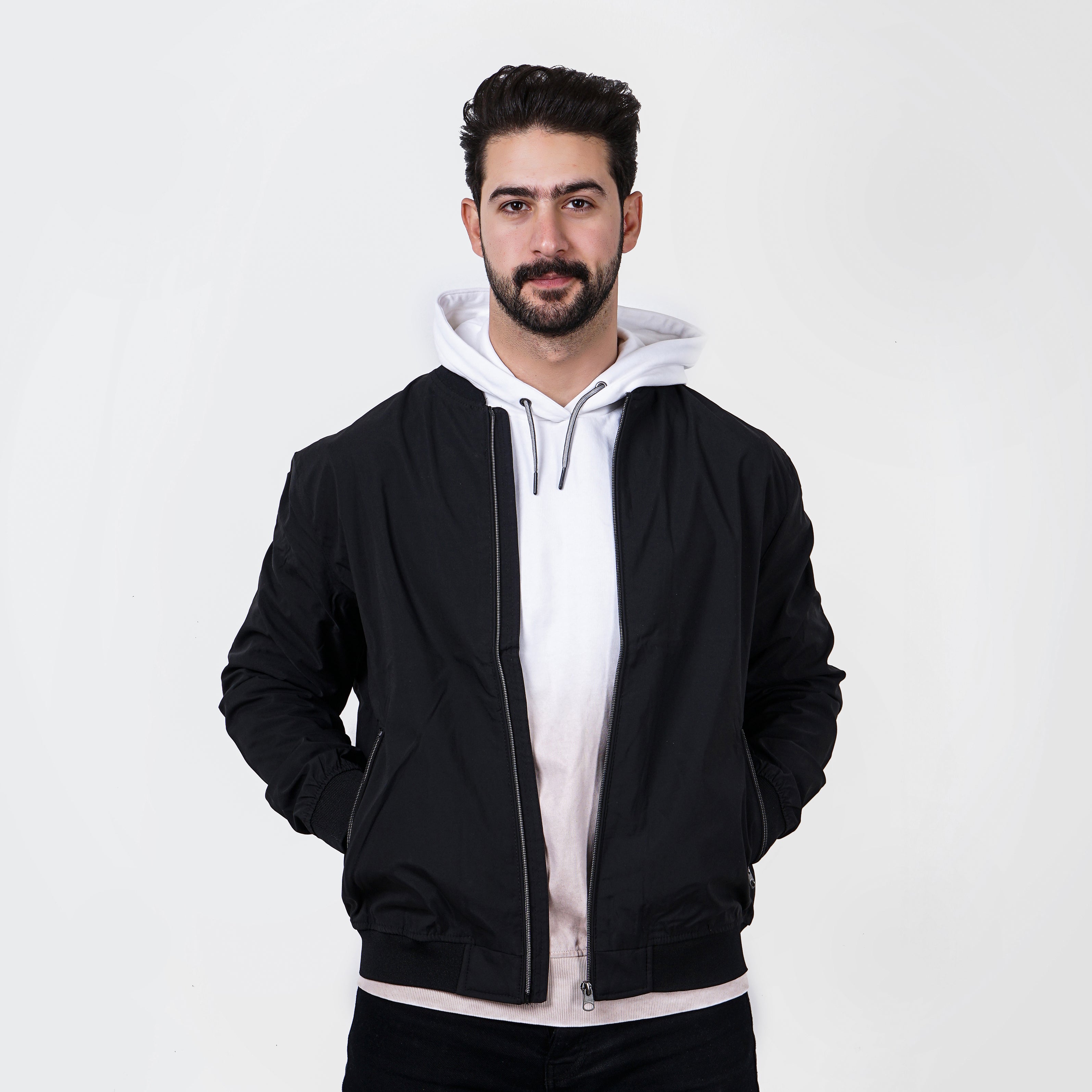 Pull & Bear Basic Black Waterproof Sweater - Marca Deals - Pull and Bear