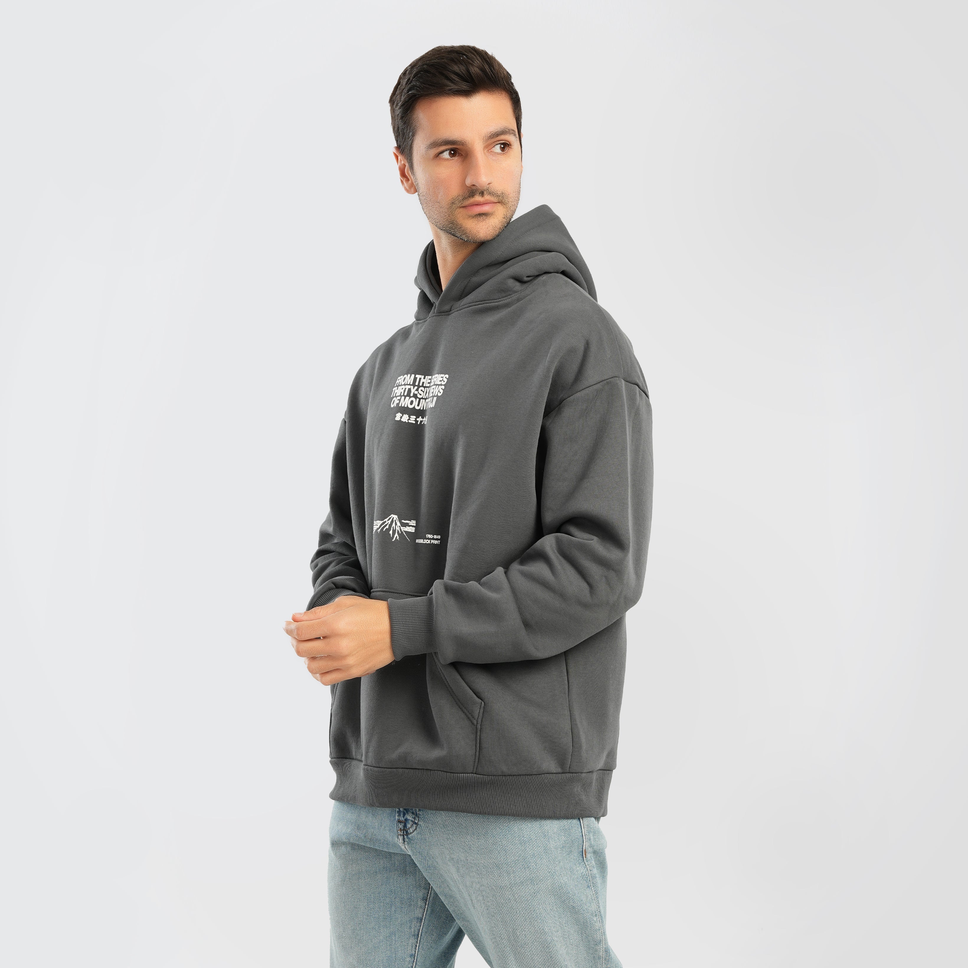 Pull & Bear Printed Hoodie - Marca Deals - Pull and Bear