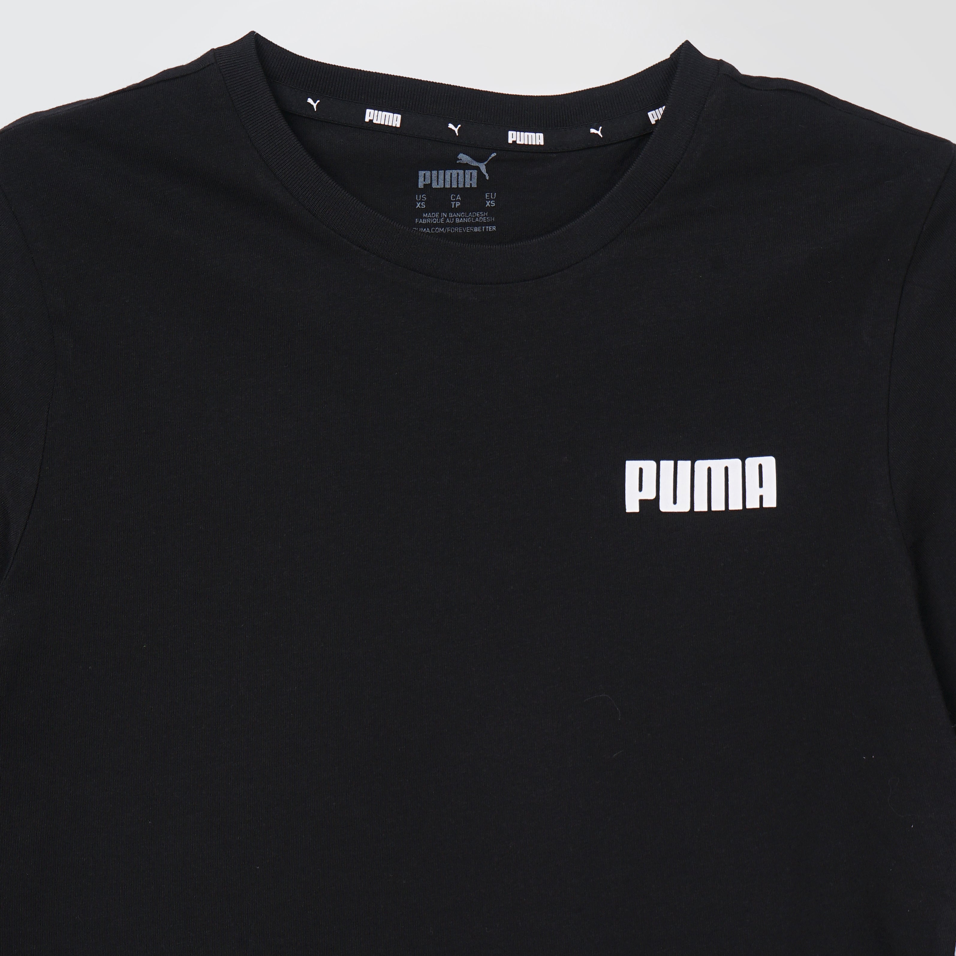 Puma Short Sleeves Printed Black T-Shirt - Marca Deals - puma