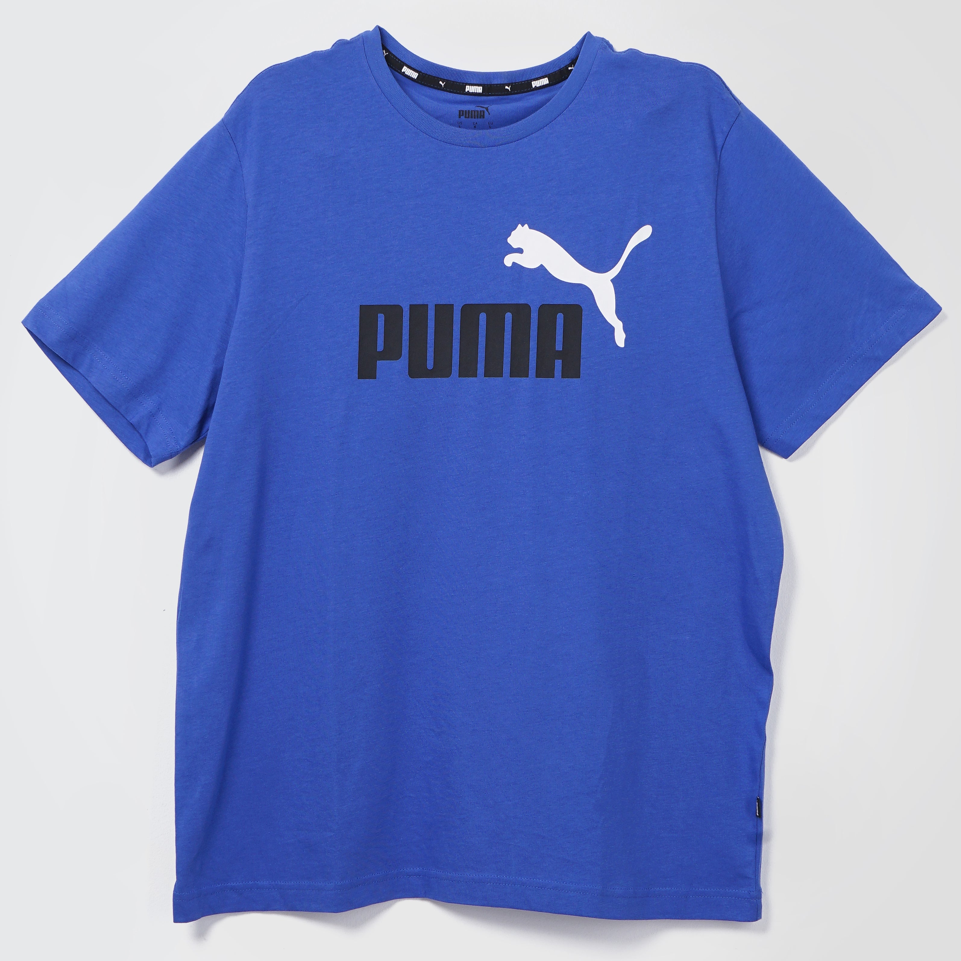 Puma Short Sleeves Printed Blue T-Shirt - Marca Deals - puma