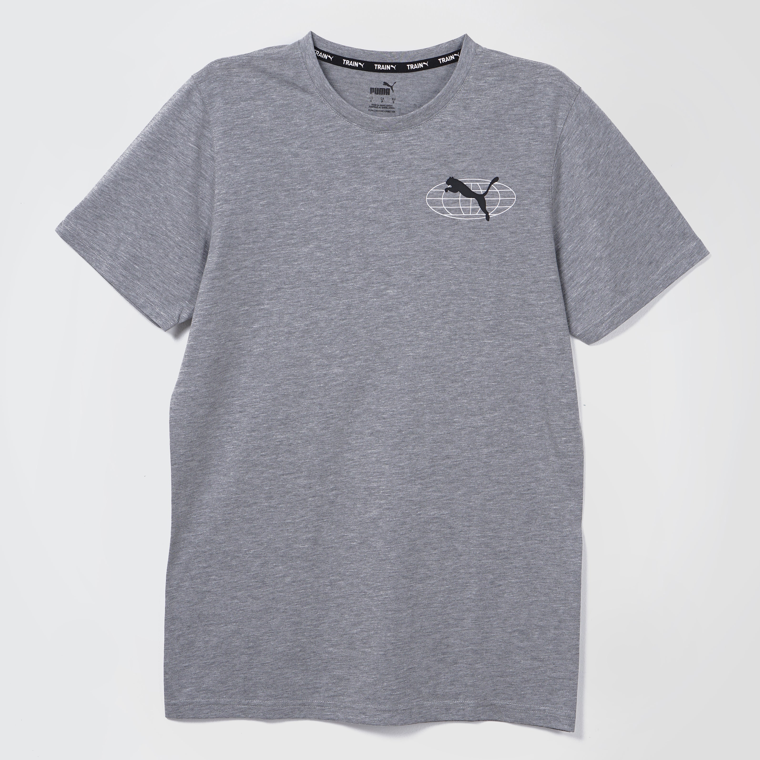 Puma grey t shirt hotsell