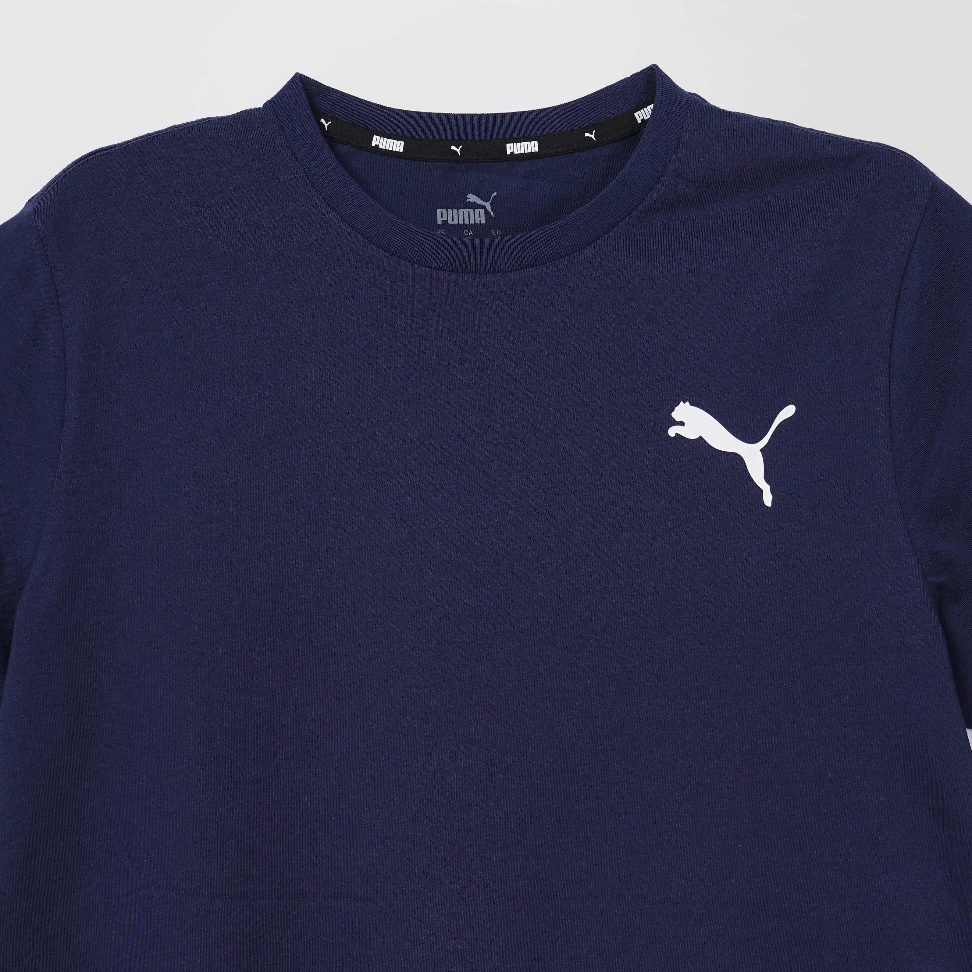 Puma Short Sleeves Printed Navy T-Shirt - Marca Deals - puma