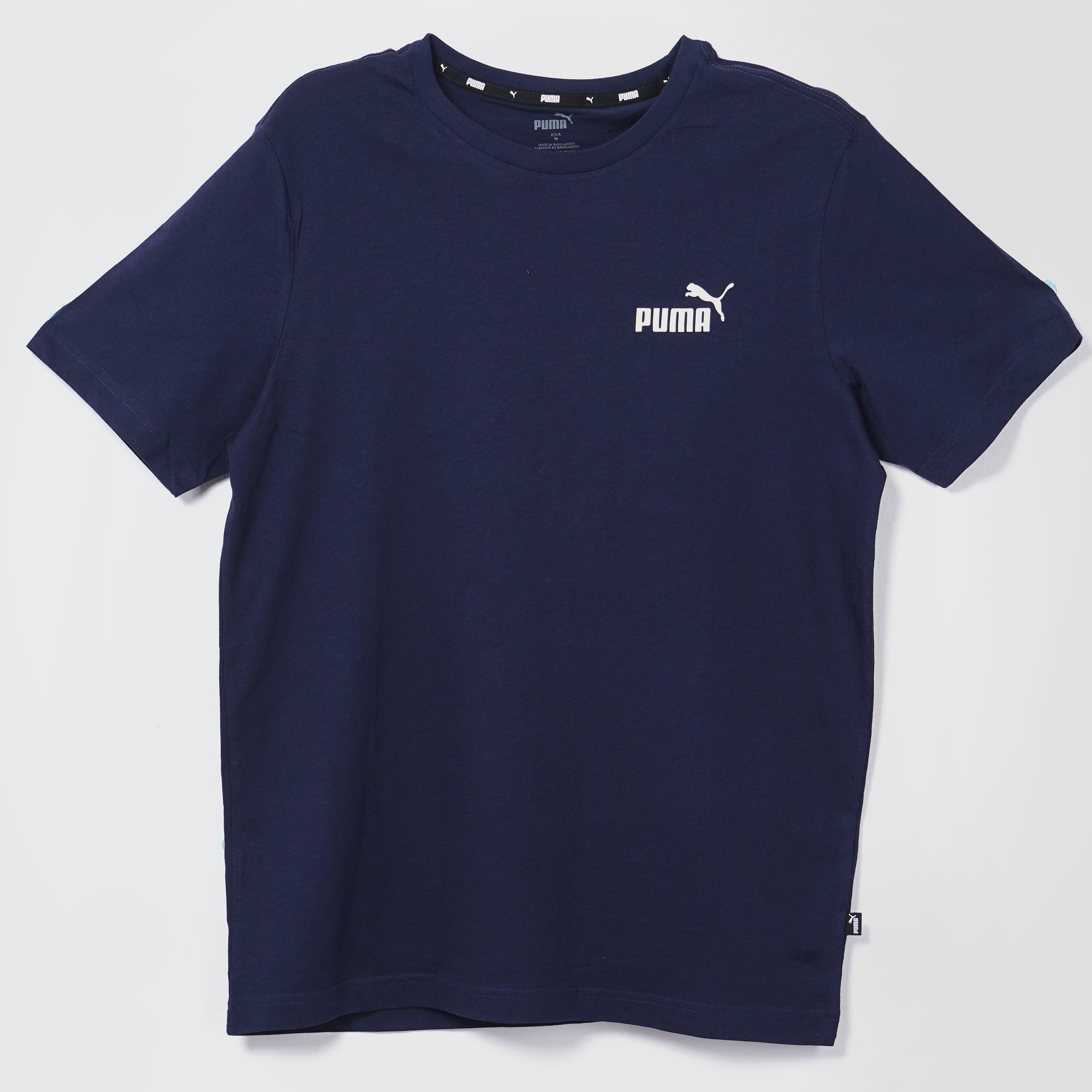 Puma Short Sleeves Printed Navy T-Shirt - Marca Deals - puma